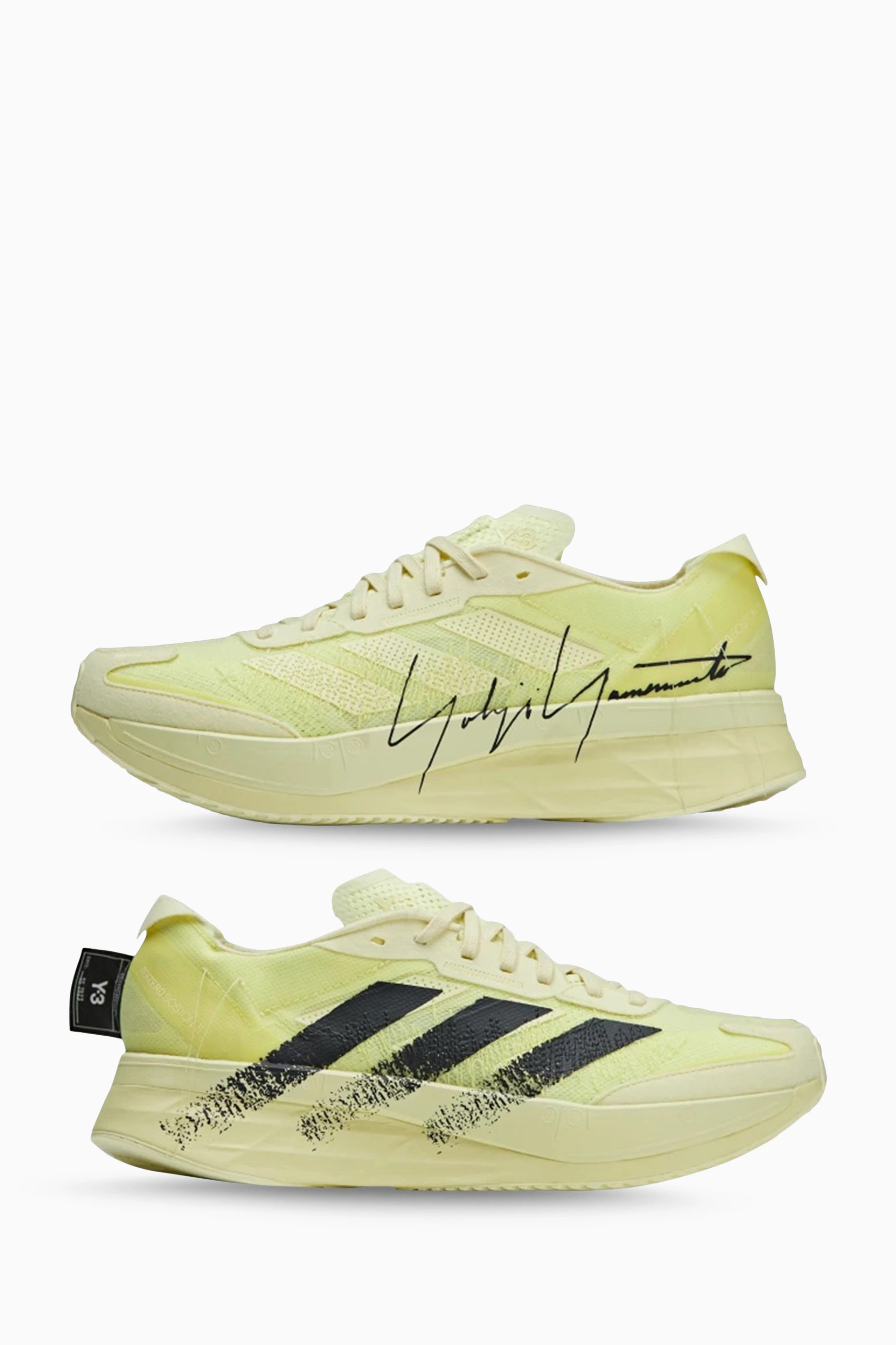 Buy Y 3 Yellow Y 3 Boston 11 Low top Sneakers in Textile for Men