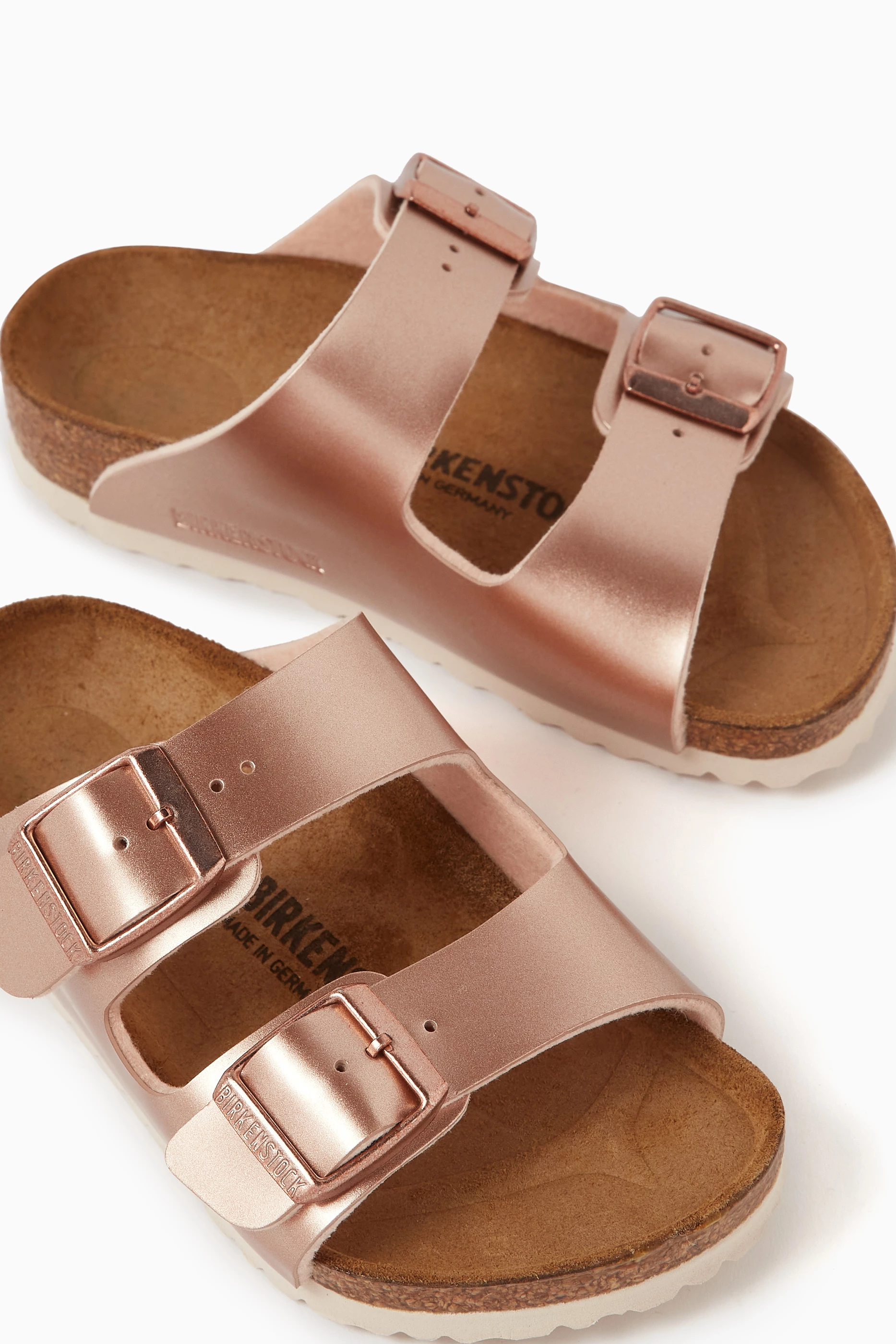 Buy Birkenstock Brown Arizona Sandals in Birko Flor for Girls in