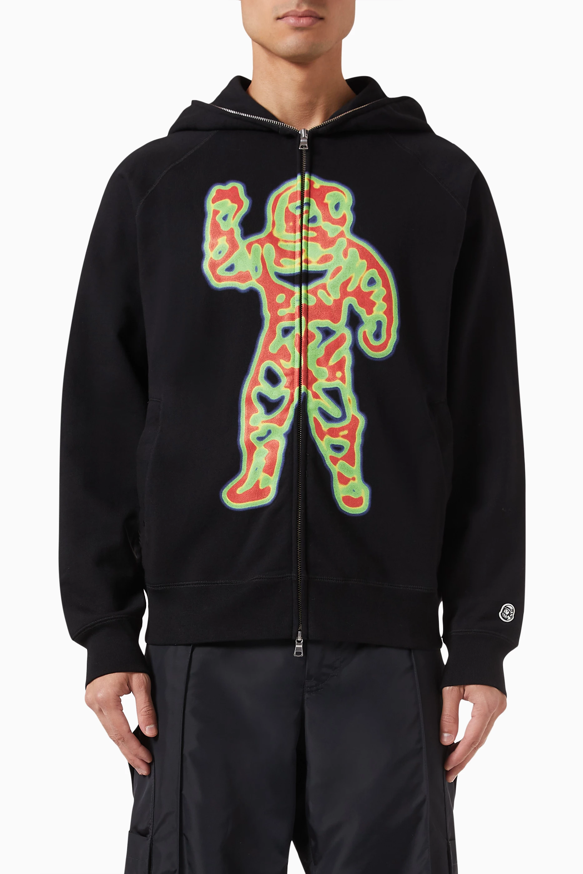 Buy Billionaire Boys Club Black Heat Map Standing Astro Hoodie in