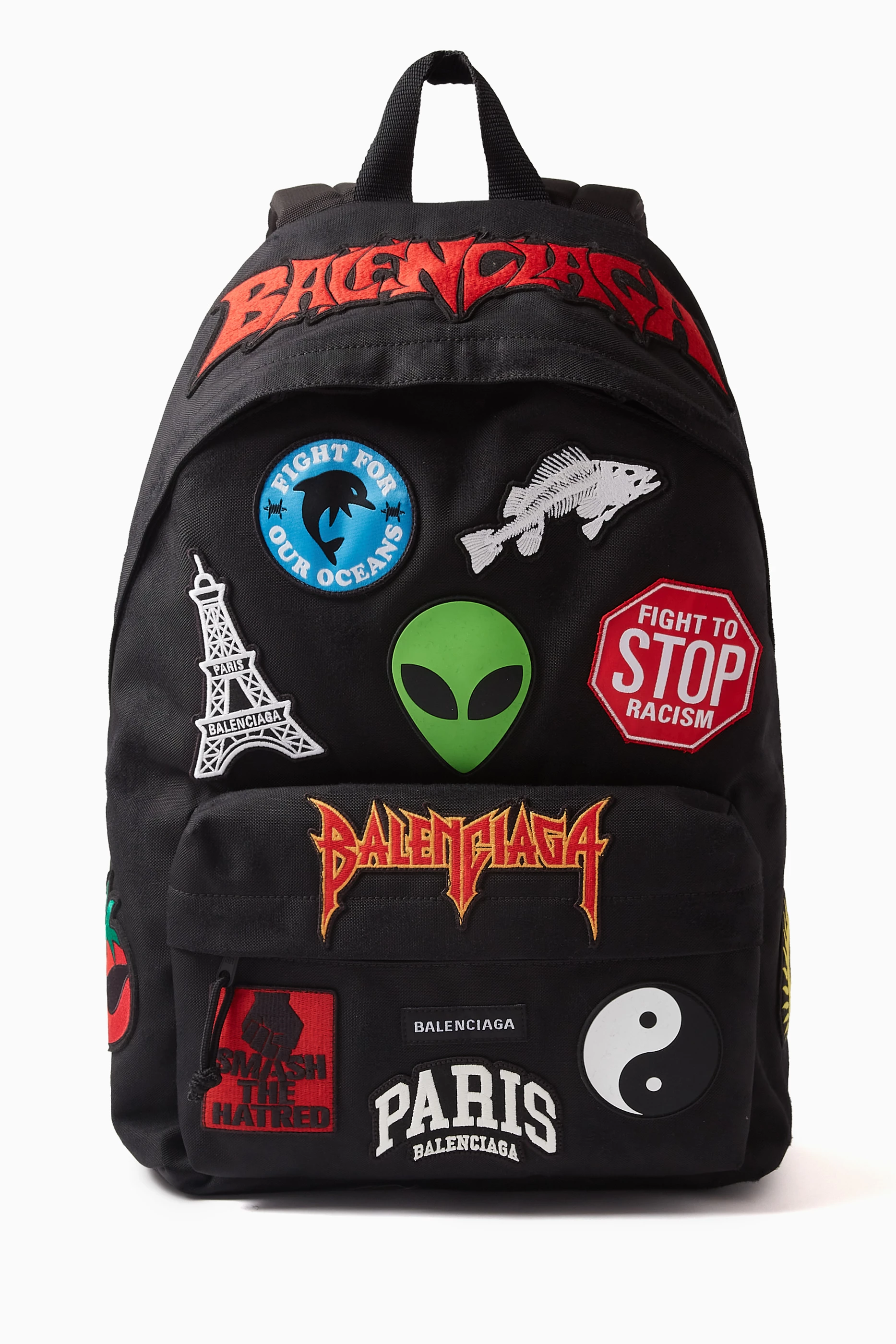 Balenciaga graffiti hot sale backpack