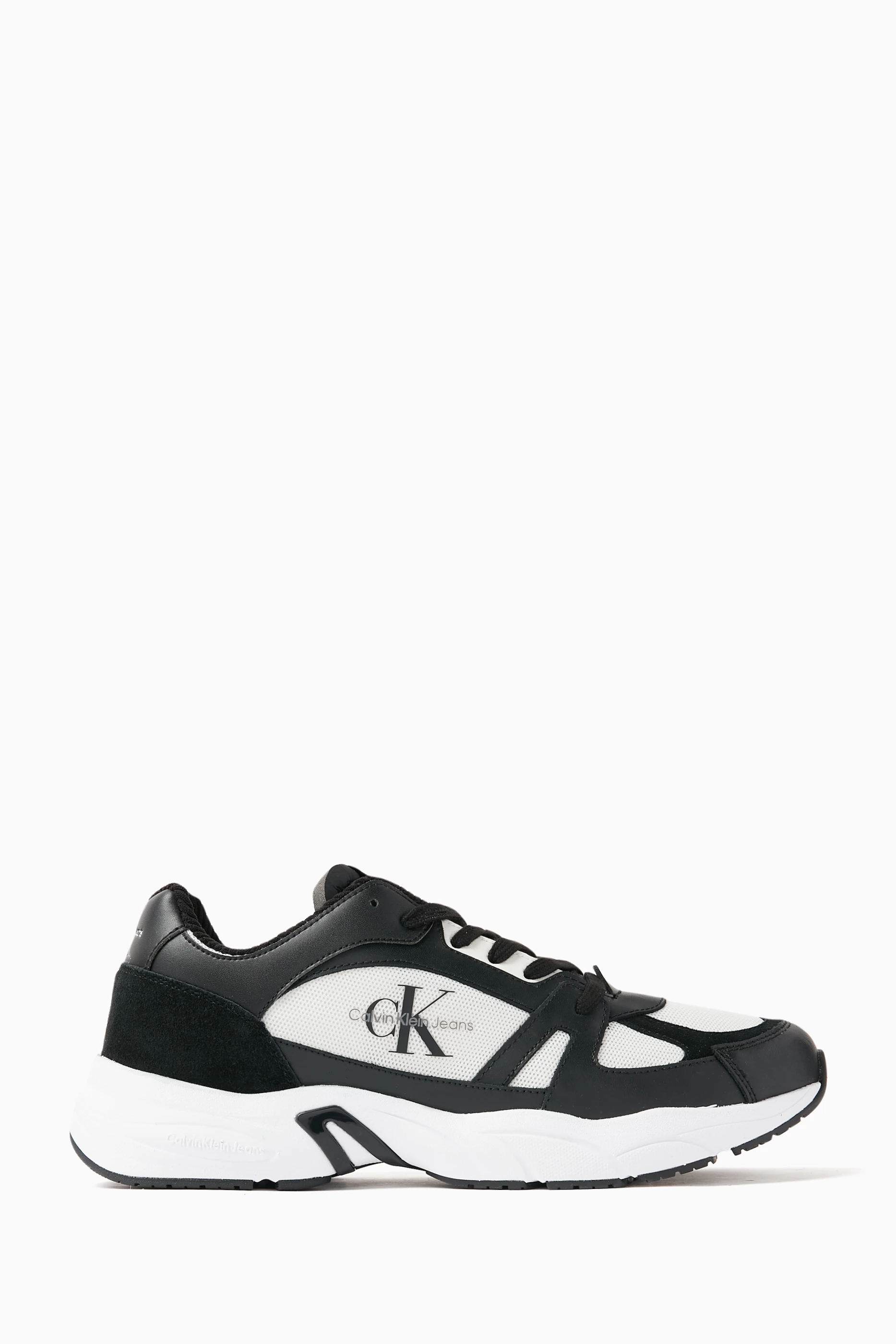 Calvin klein black tennis shoes hotsell