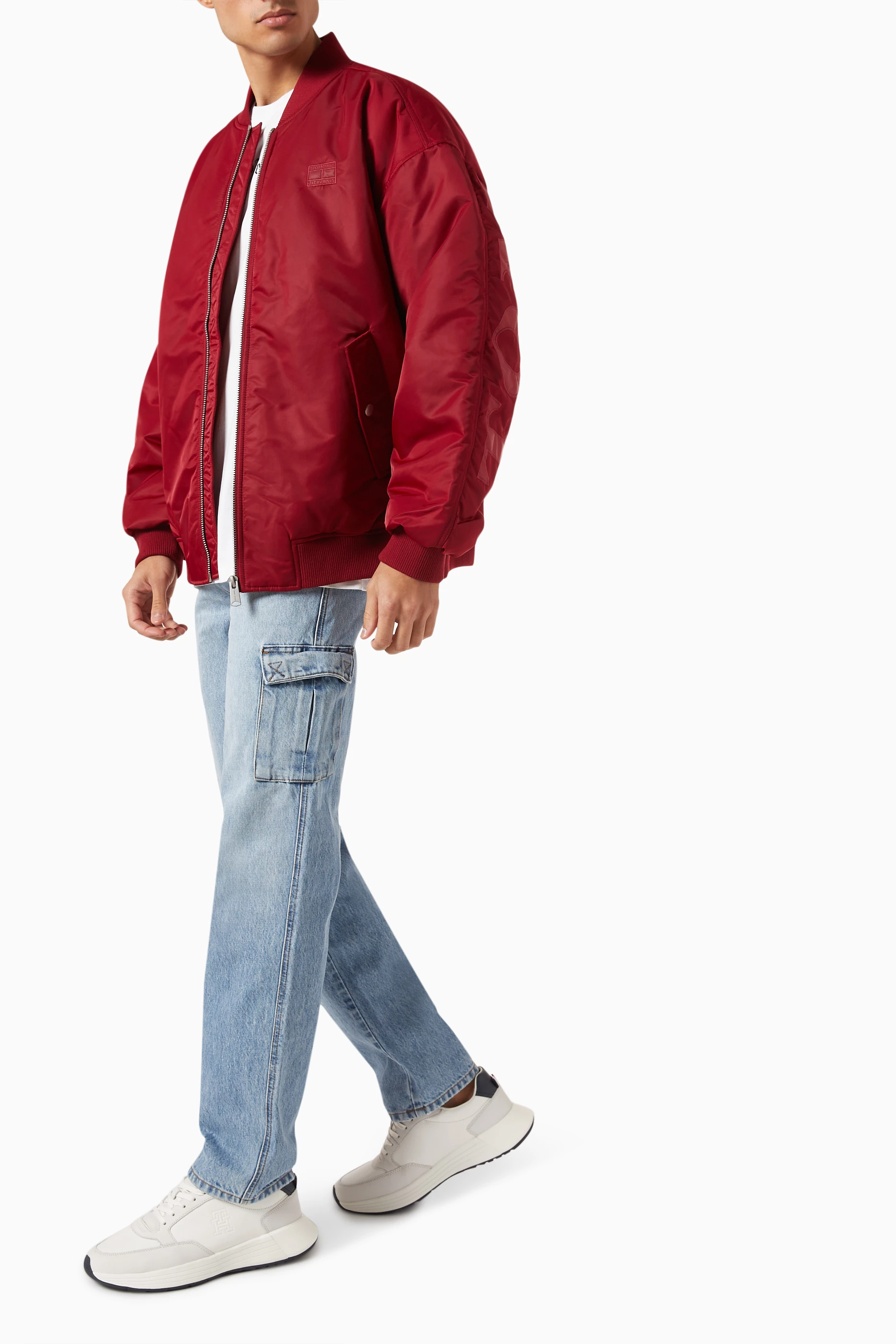 Tommy jeans recycled nylon bomber sale jacket