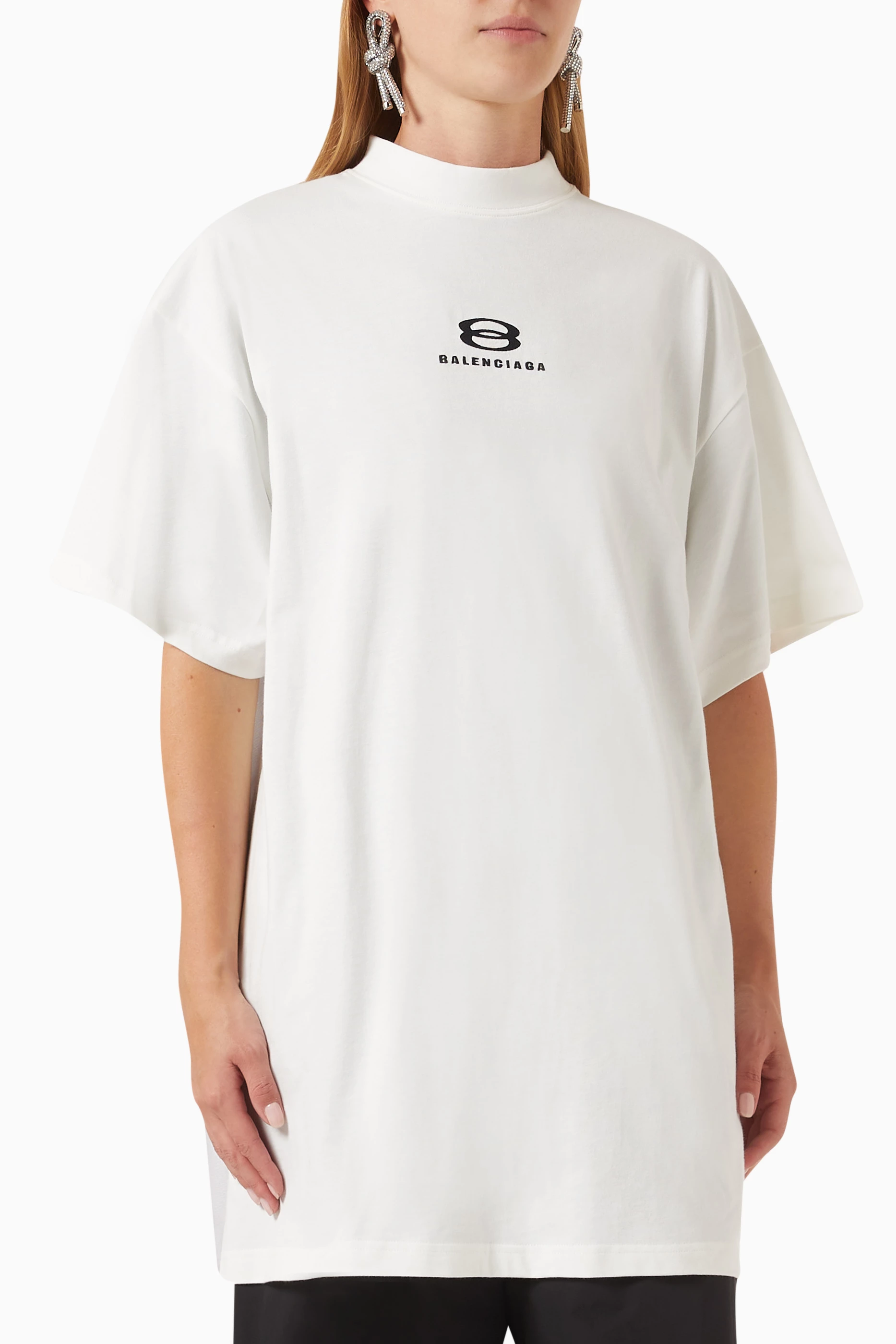 Balenciaga t sale shirt womens white