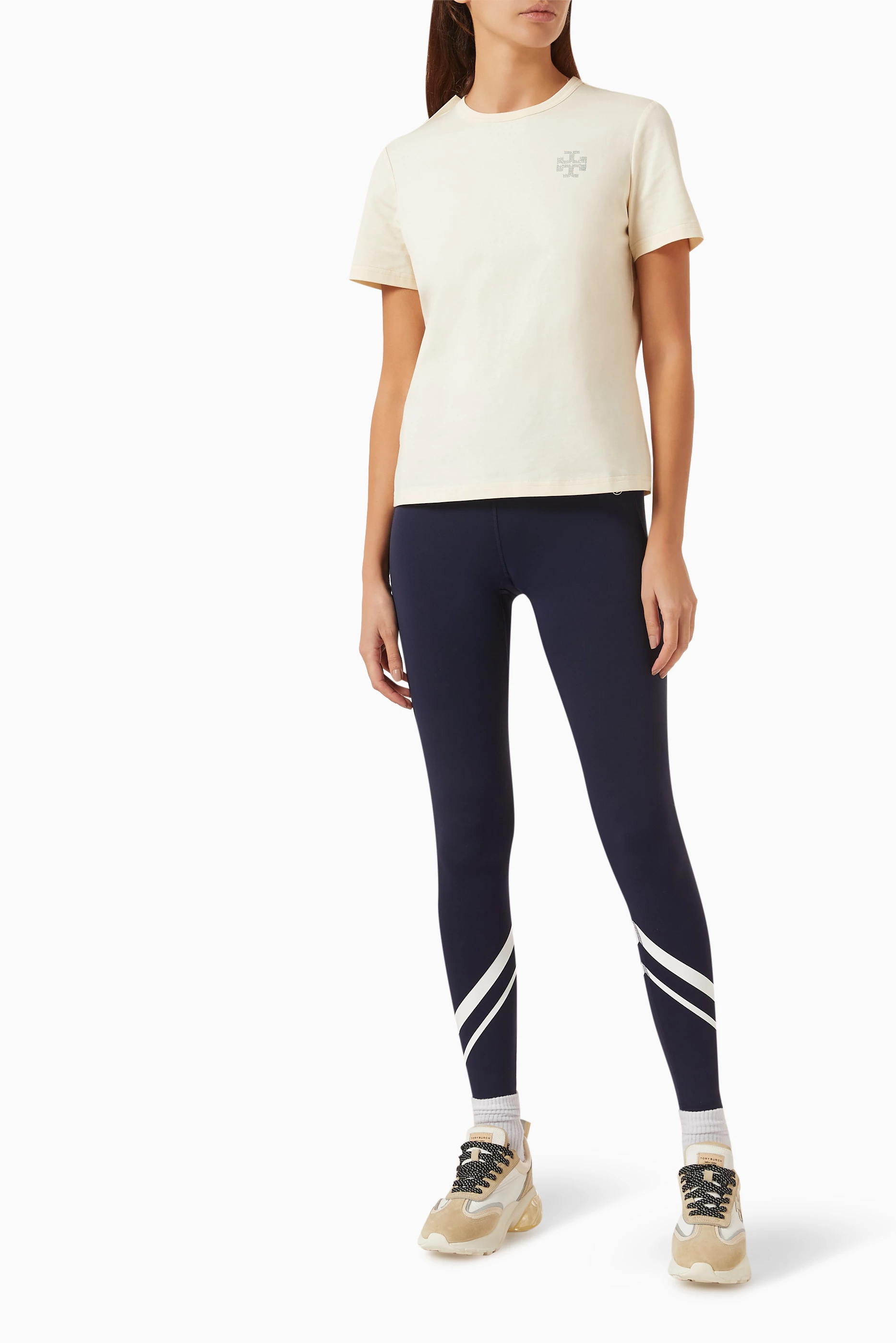 Tory burch chevron best sale leggings