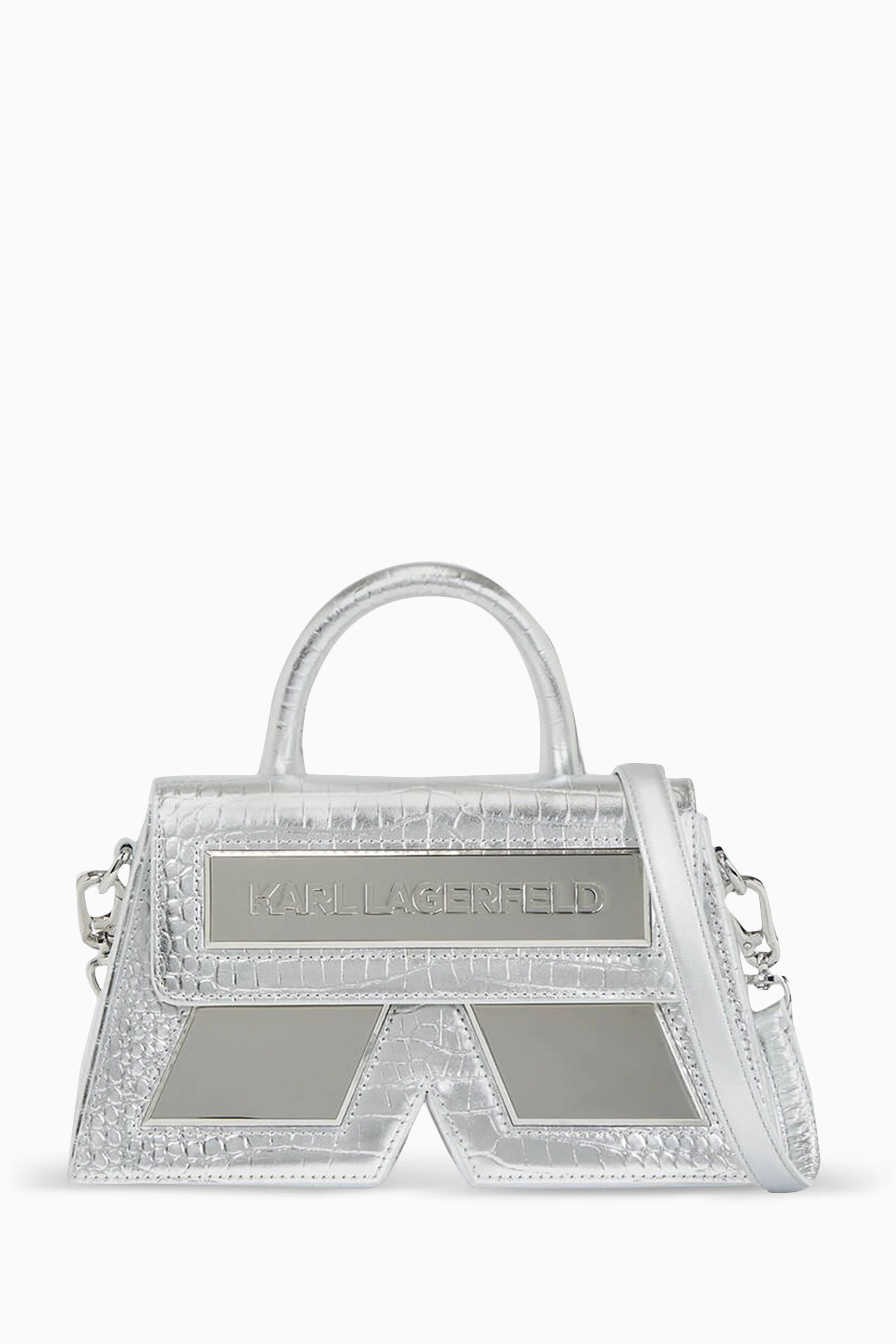 Karl lagerfeld shop silver bag