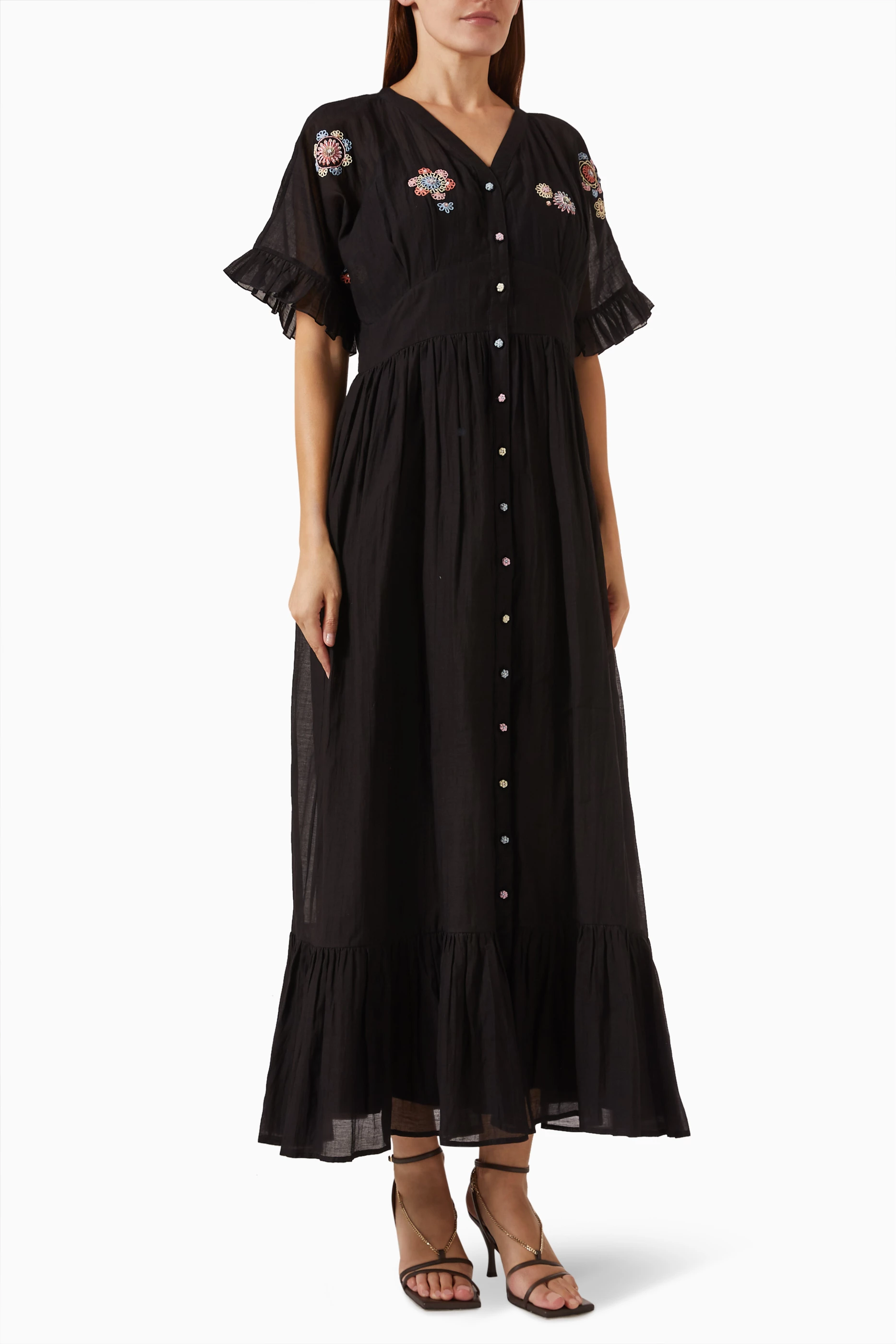Valerie embroidered maxi dress sale