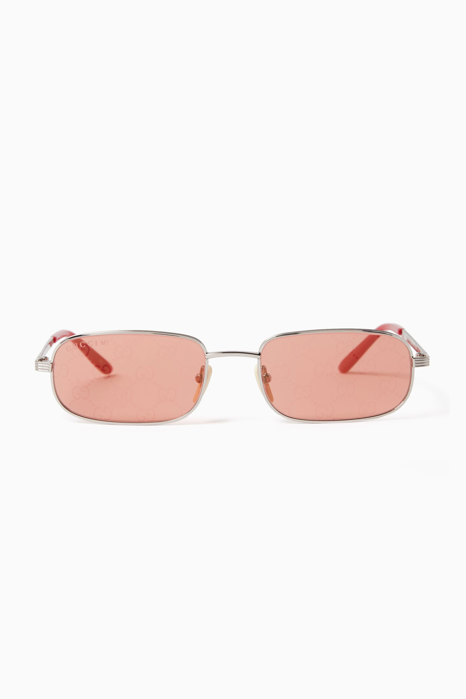 Gucci pink square sunglasses clearance