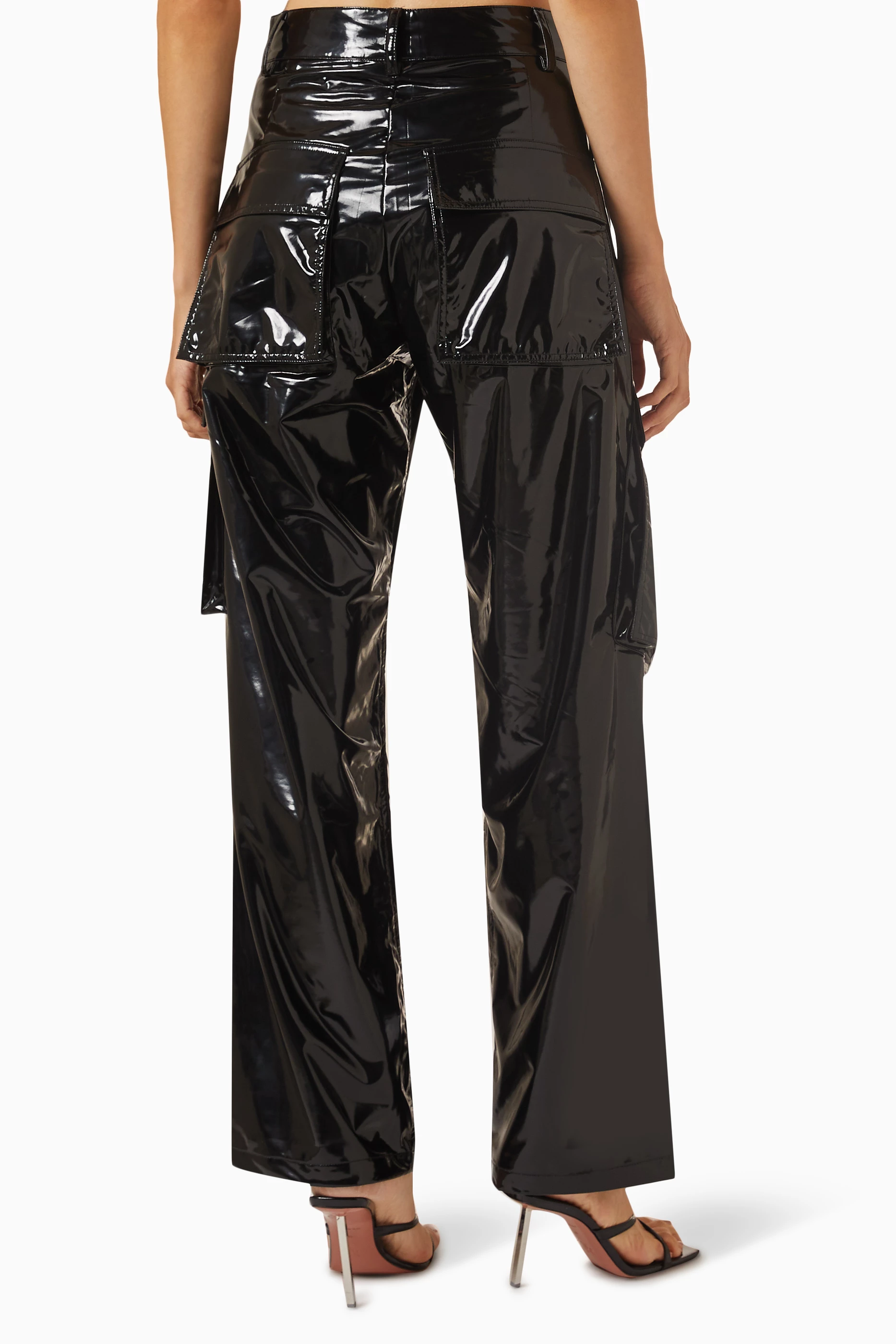 Vinyl best sale cargo pants