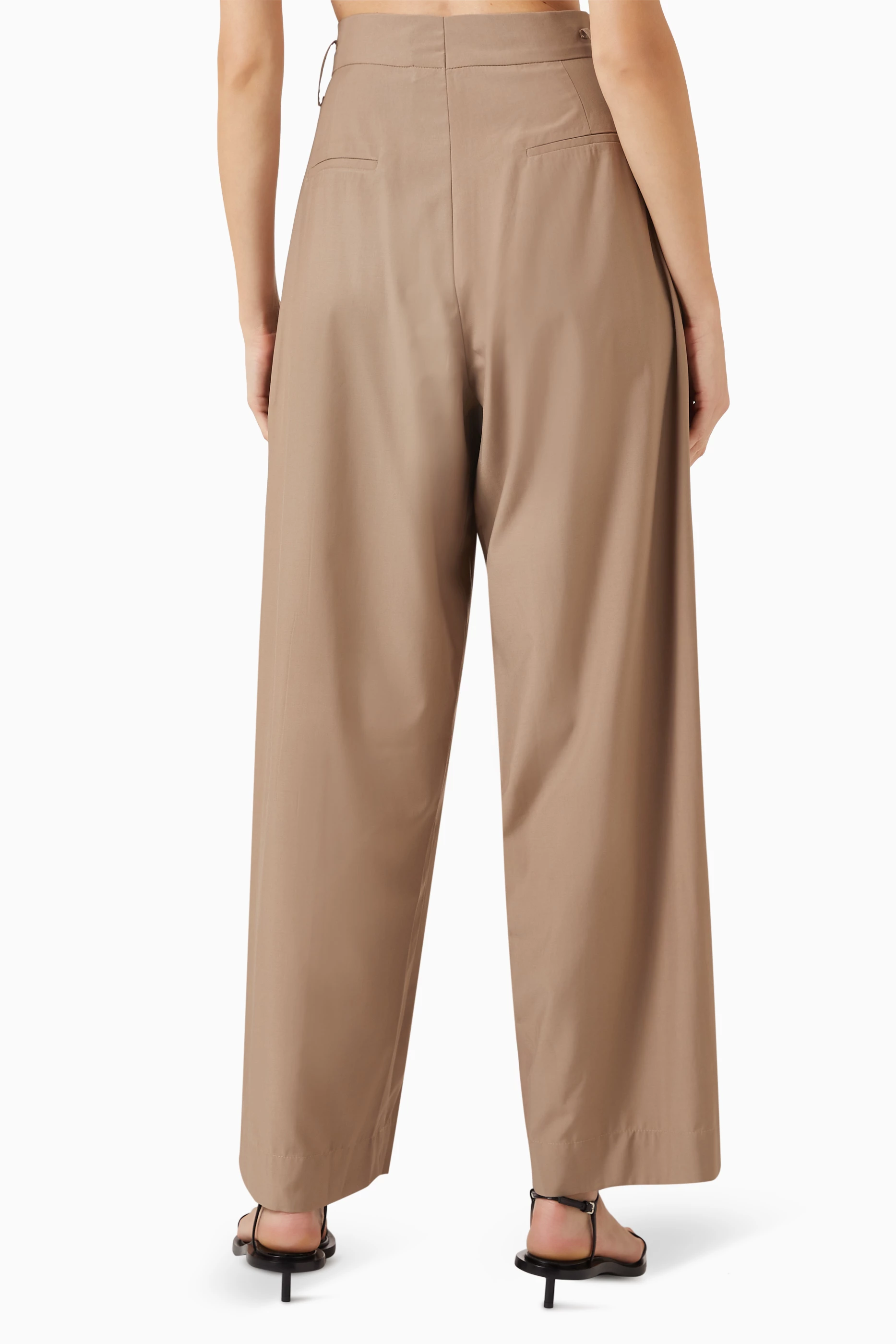 Buy Lovebirds Neutral Loose-fit Pants in Terry-rayon for Women in Saudi