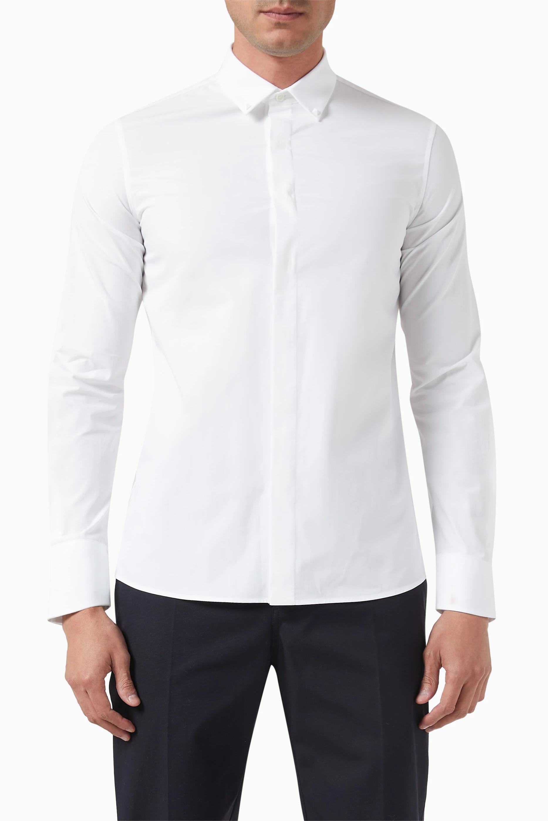 Rockstud Untitled cotton poplin shirt