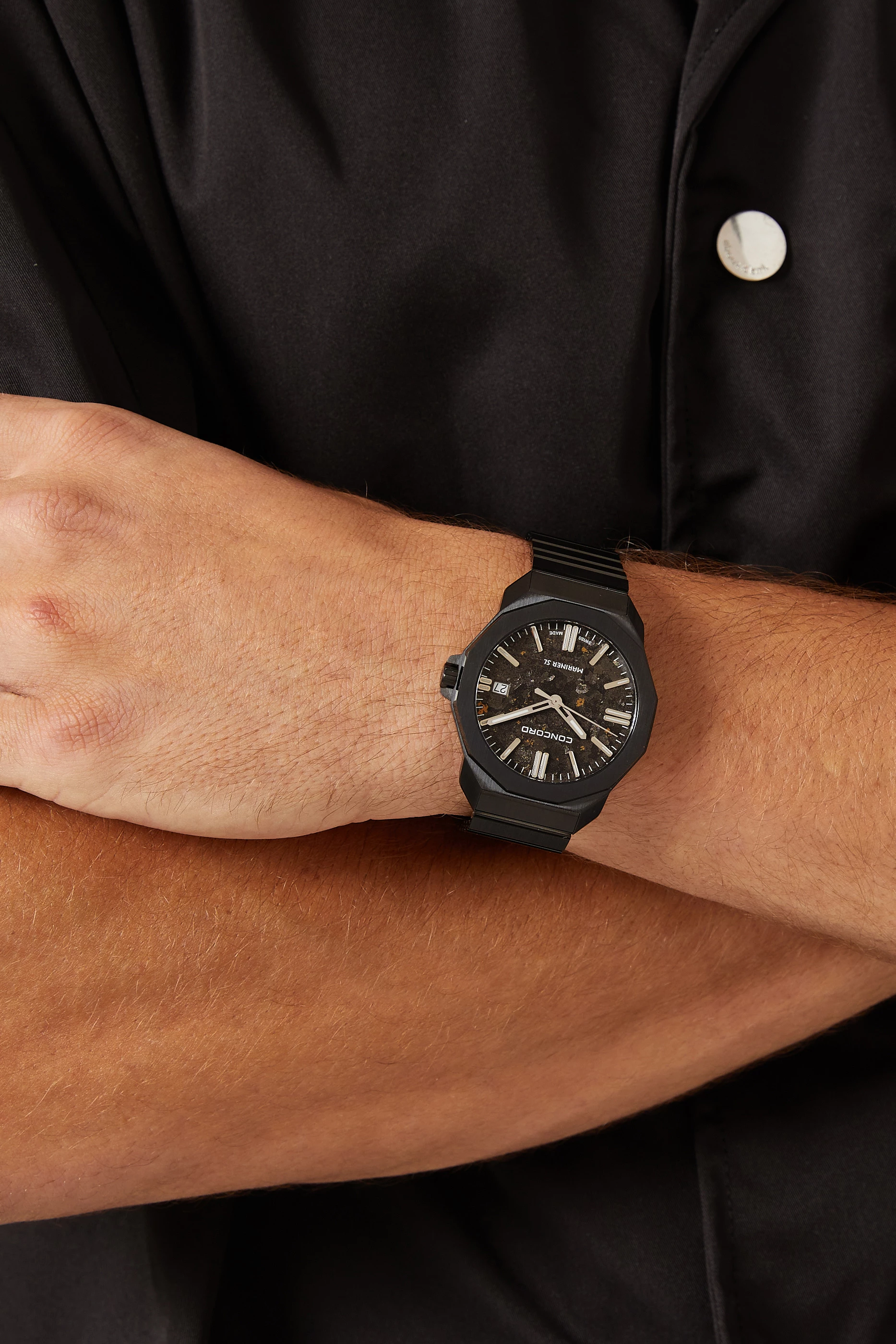 Concord mariner clearance watch black