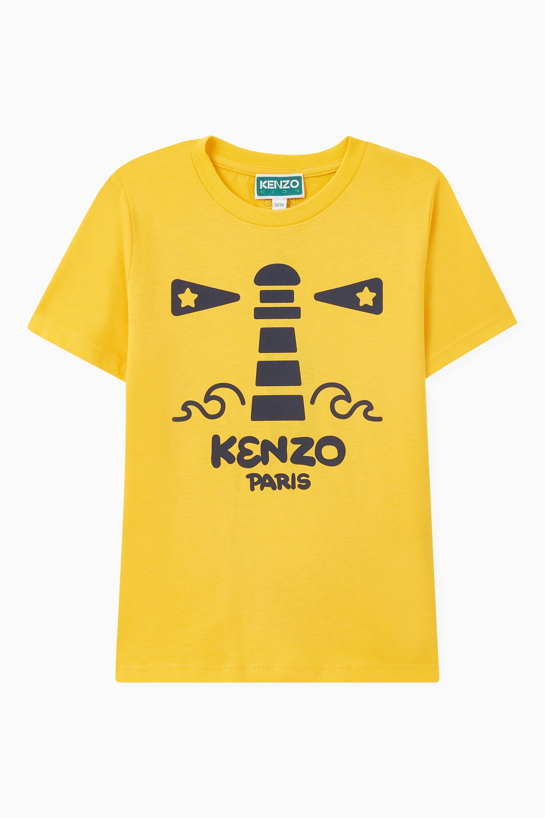 Kenzo yellow shirt outlet