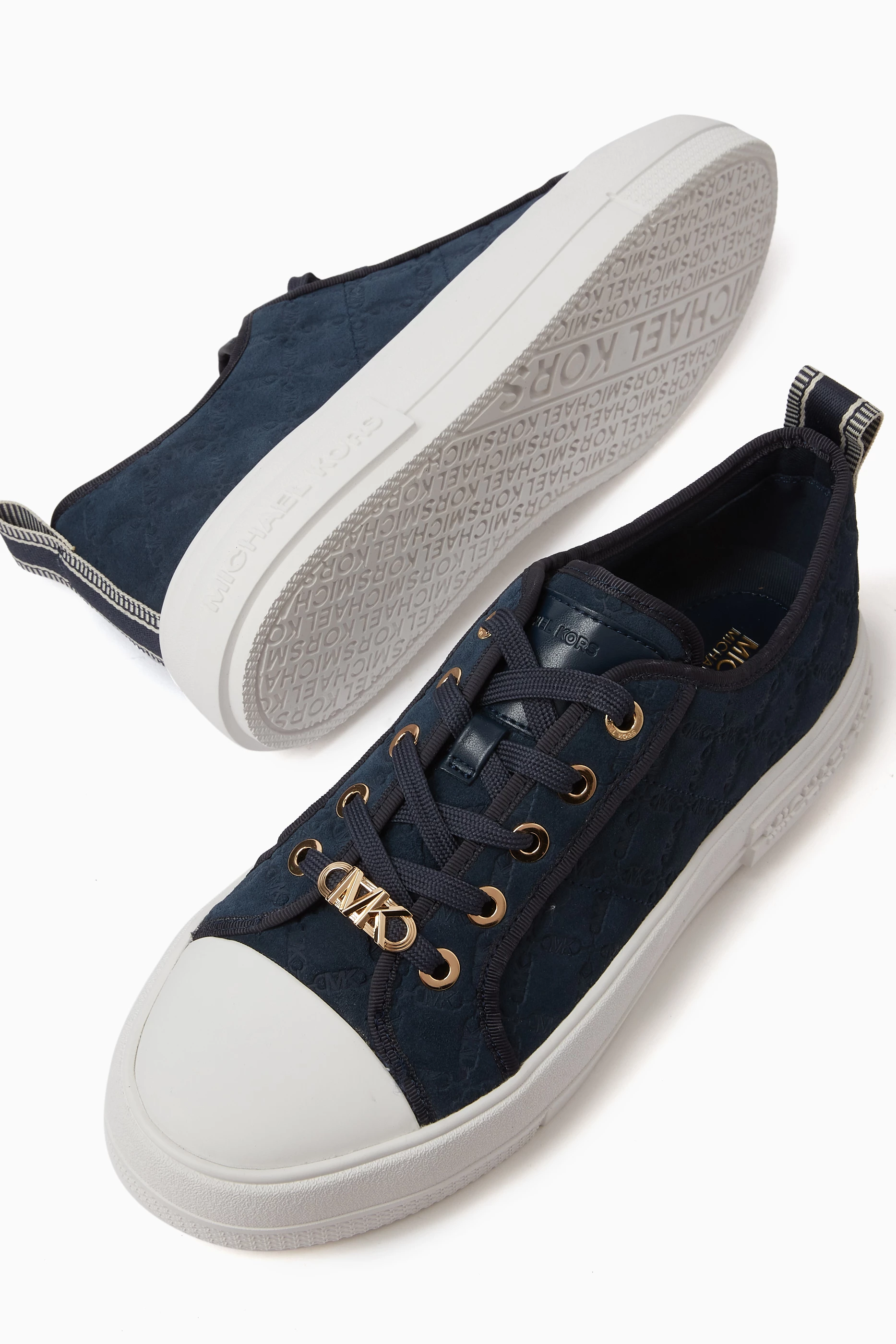 Michael kors navy sneakers new arrivals