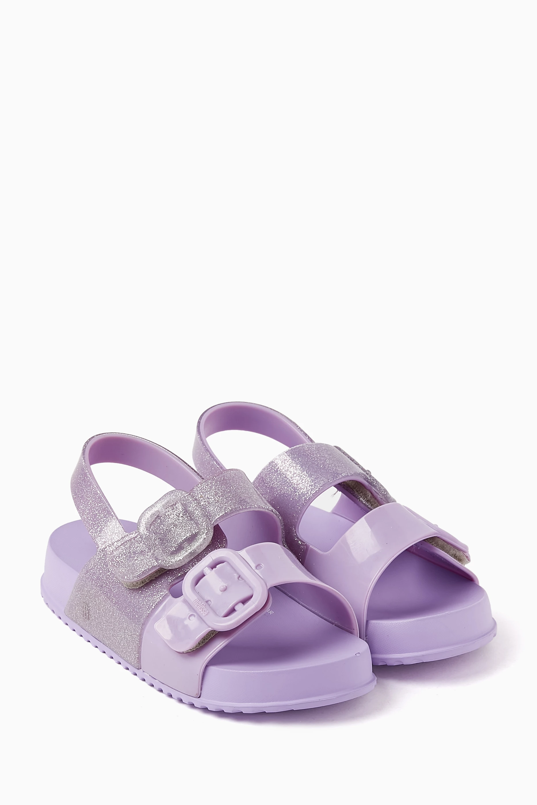Buy Mini Melissa Purple Cozy Sandals in Melflex PVC for Girls in