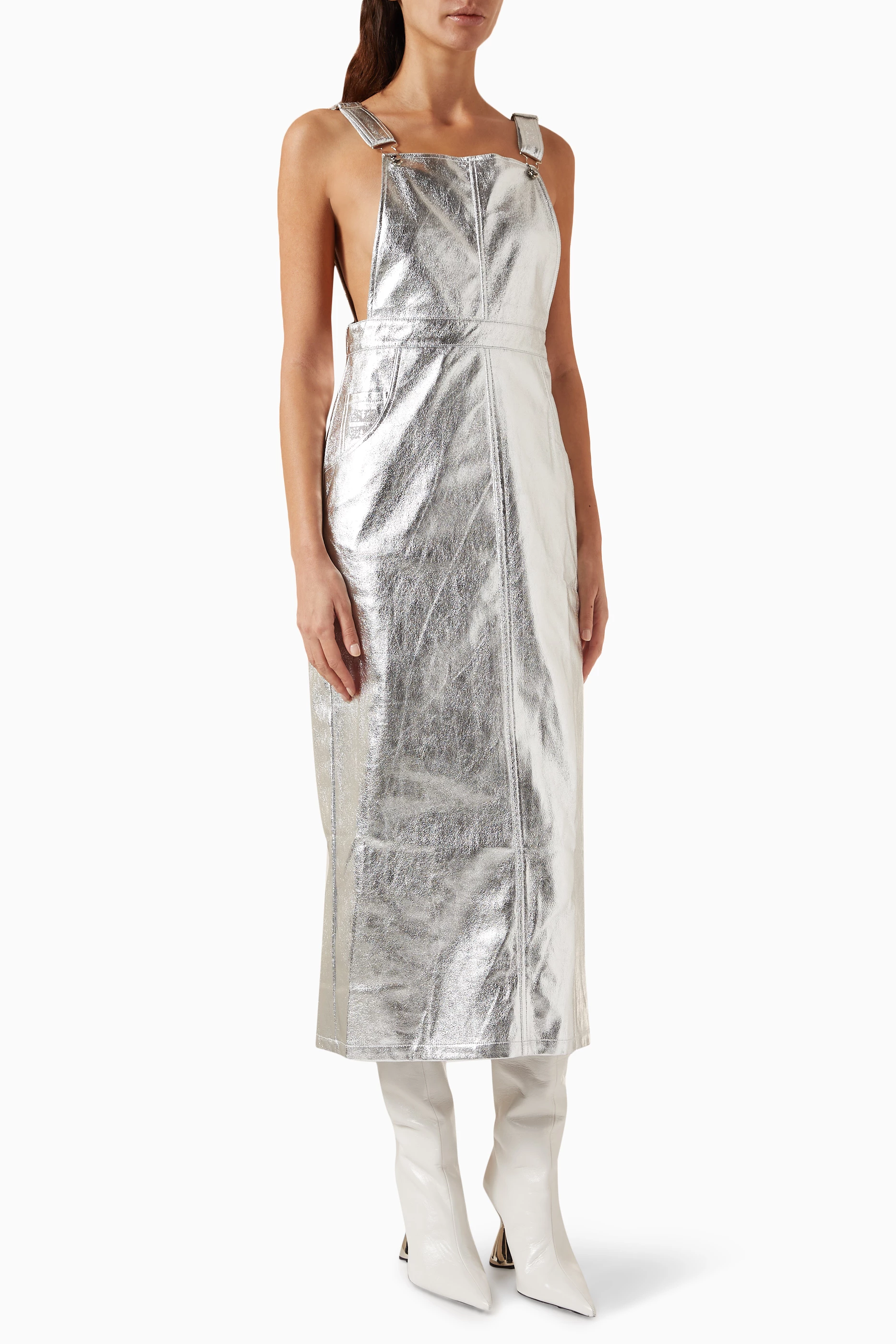 Viscose best sale pinafore dress
