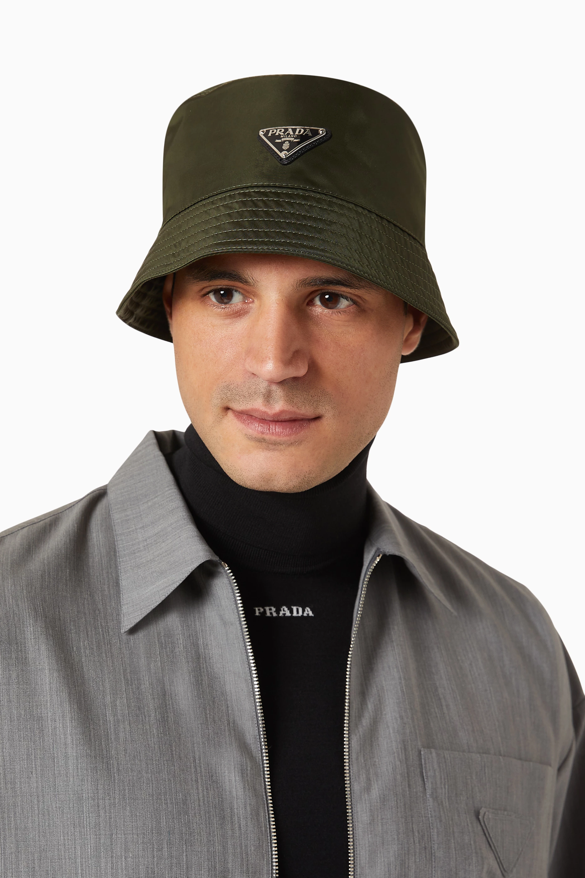 Prada 2025 green hat