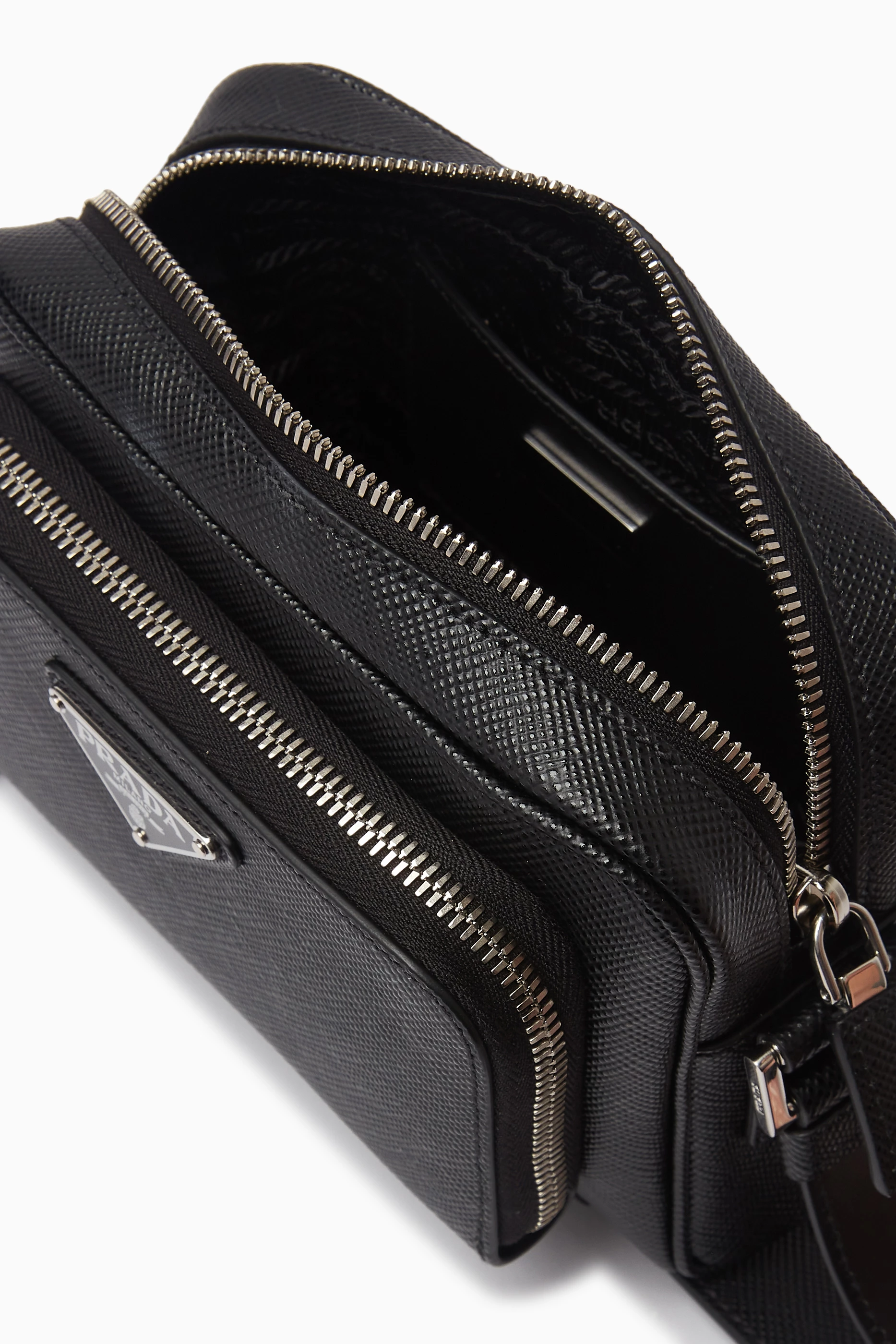Prada saffiano leather men's hot sale bag