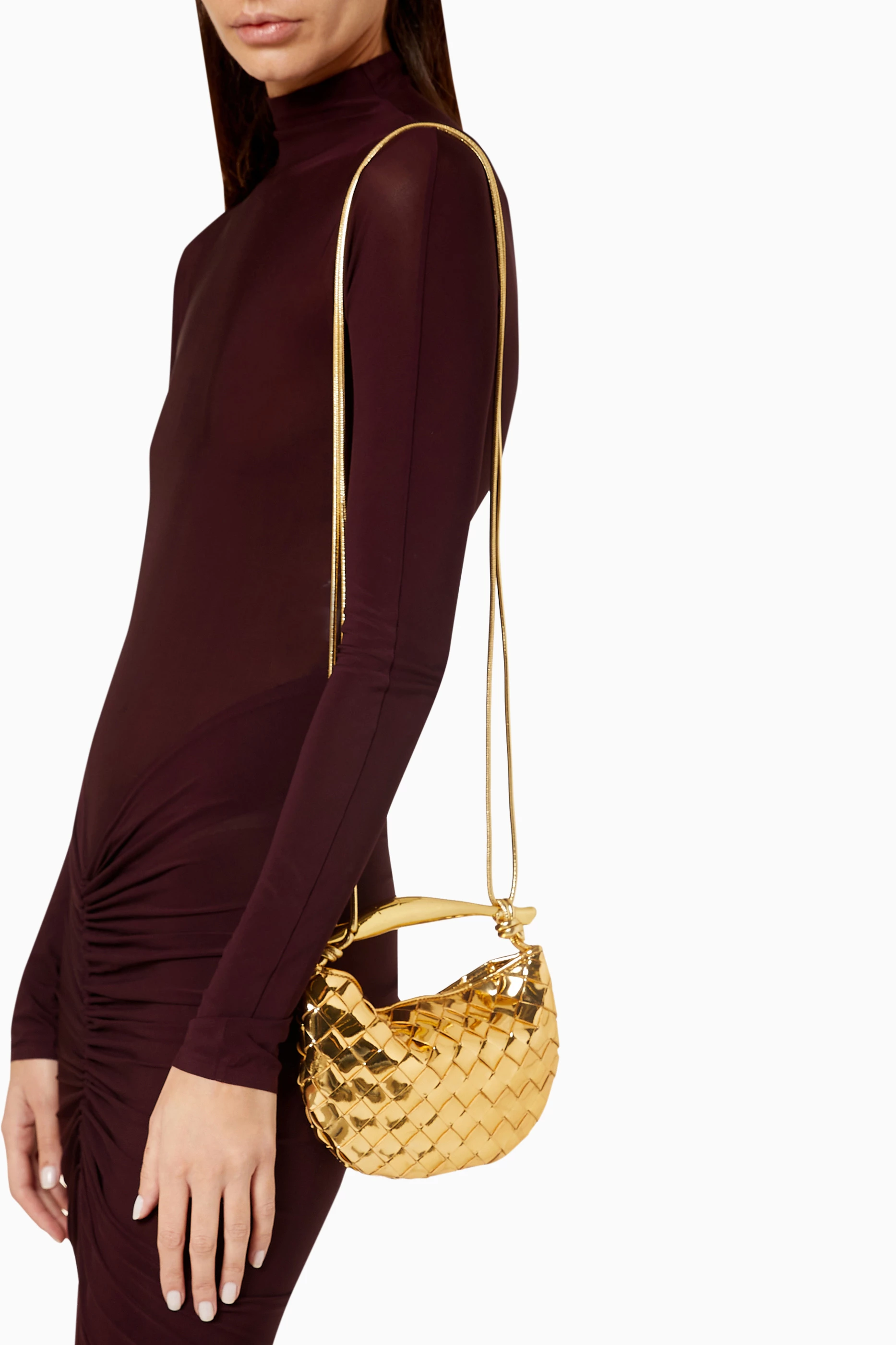 Bottega veneta gold clearance chain bag