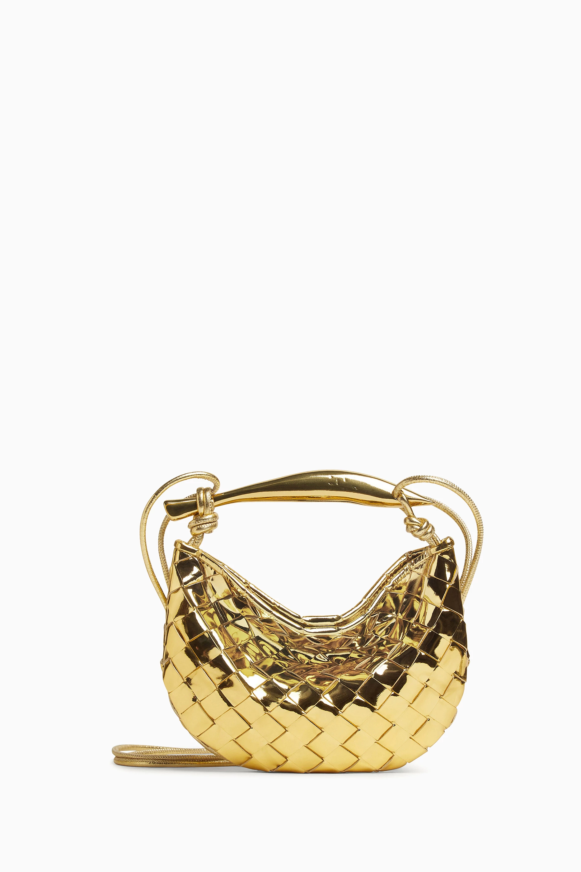 Bottega bag clearance with gold chain