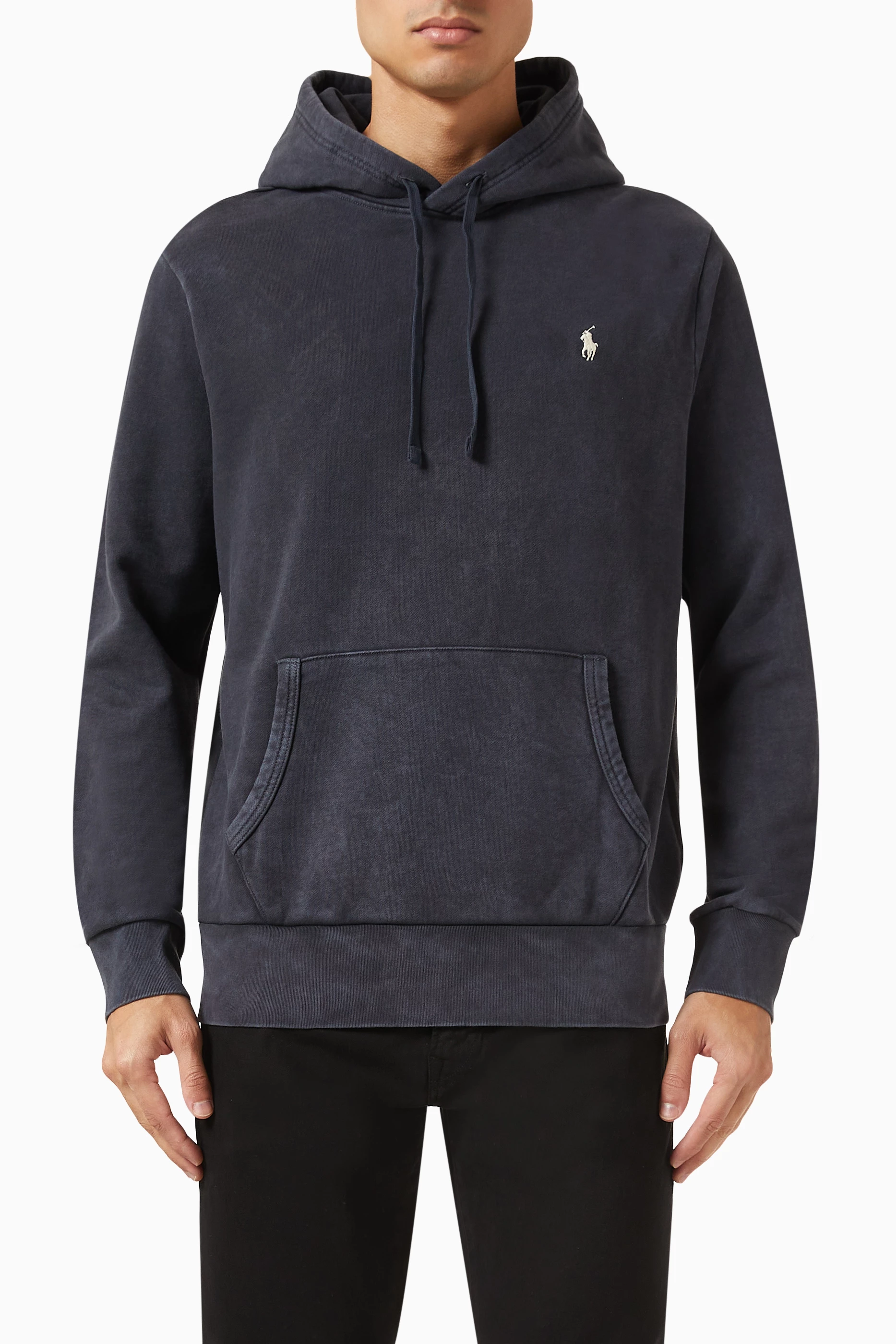 Mens ralph lauren hoodie black 2025