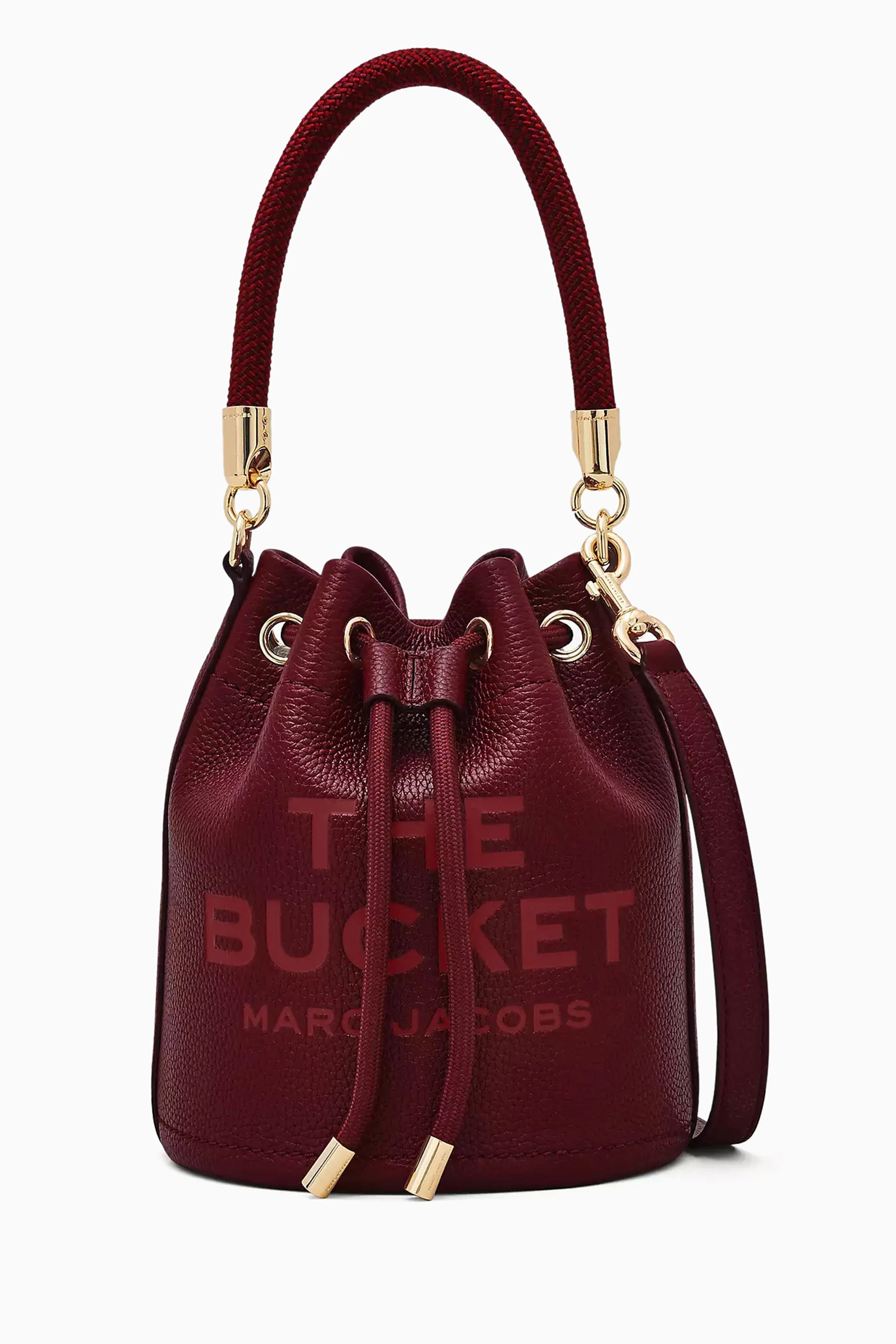 Maroon bucket online bag
