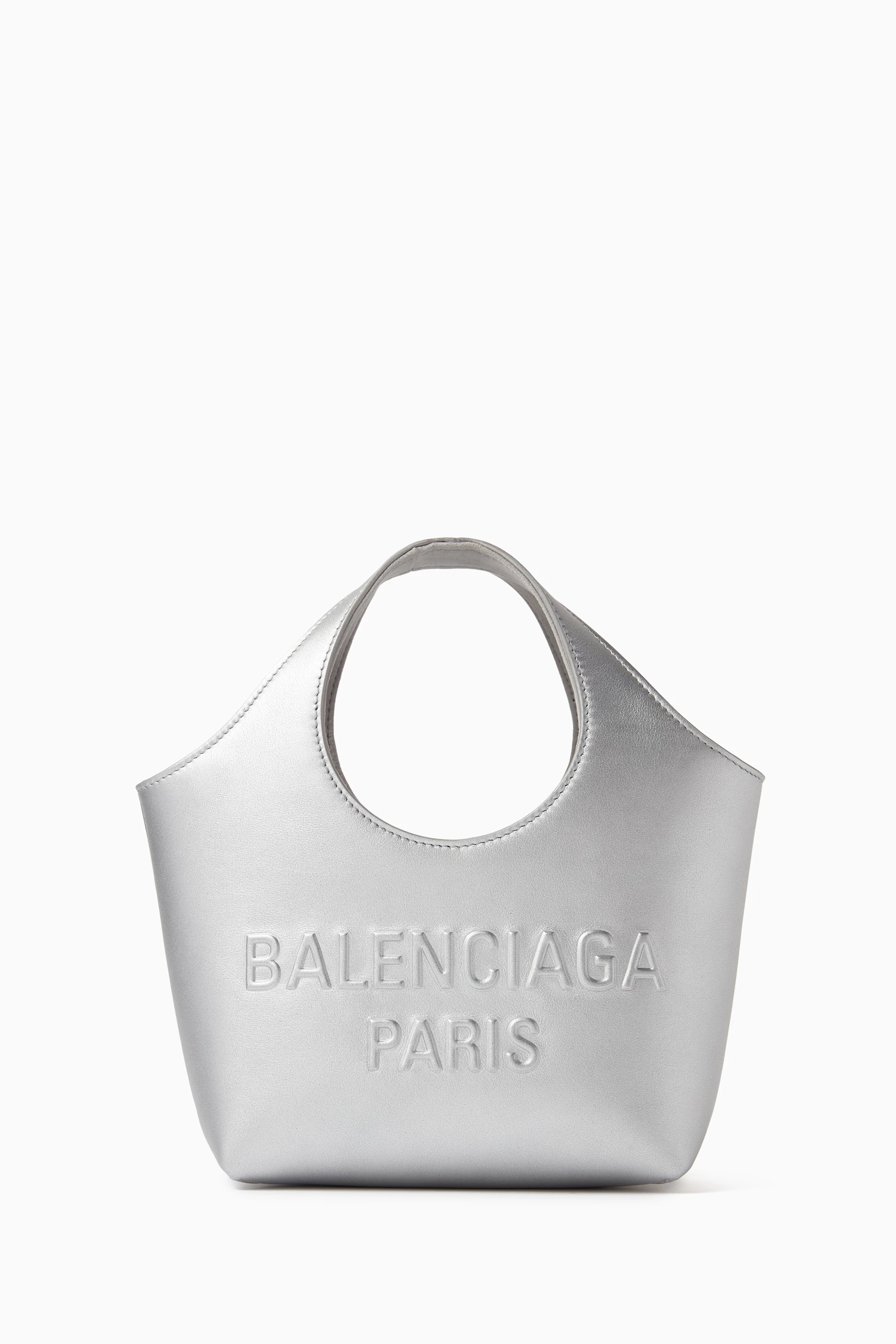 Balenciaga tote bag silver sales