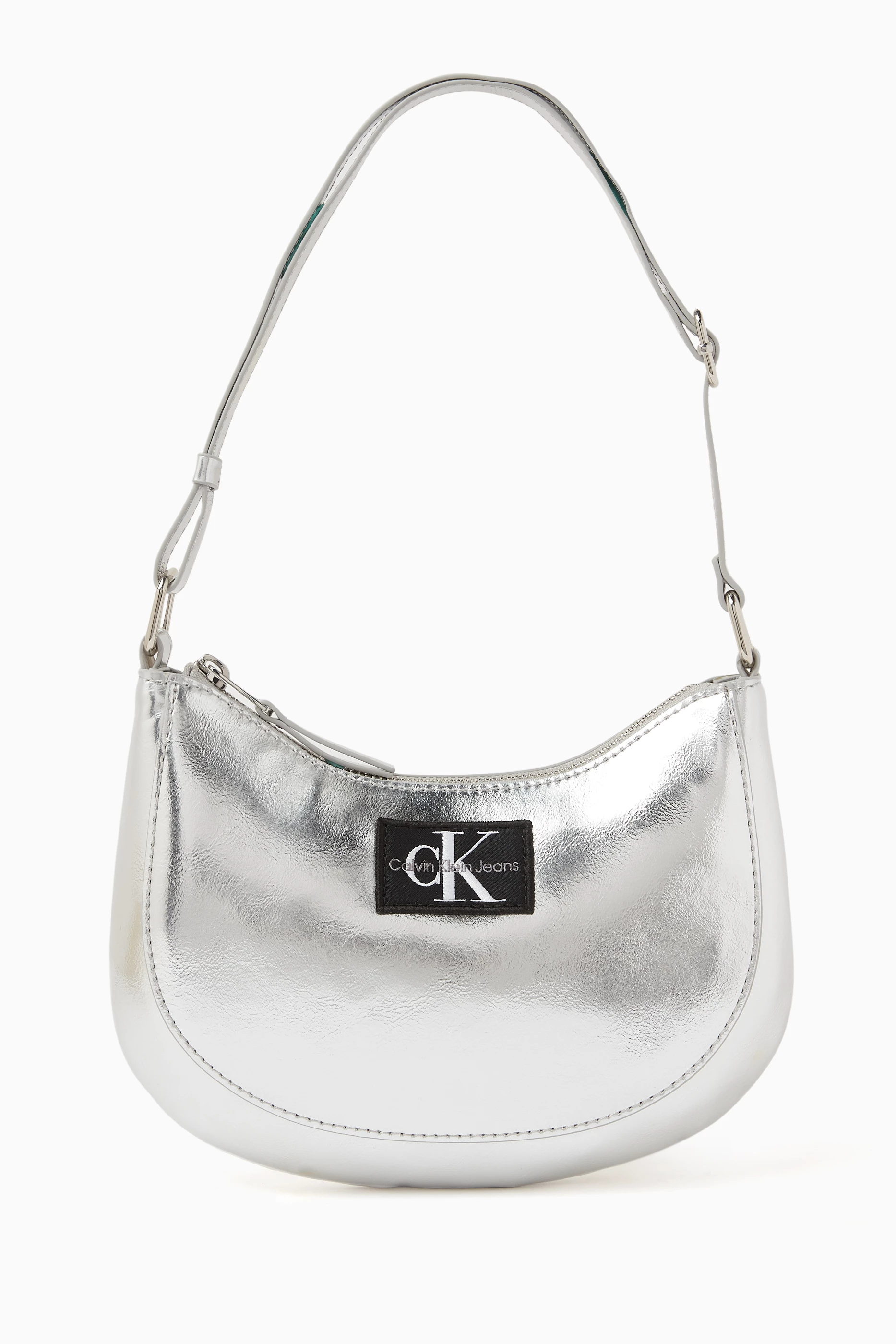 Calvin klein silver purse clearance