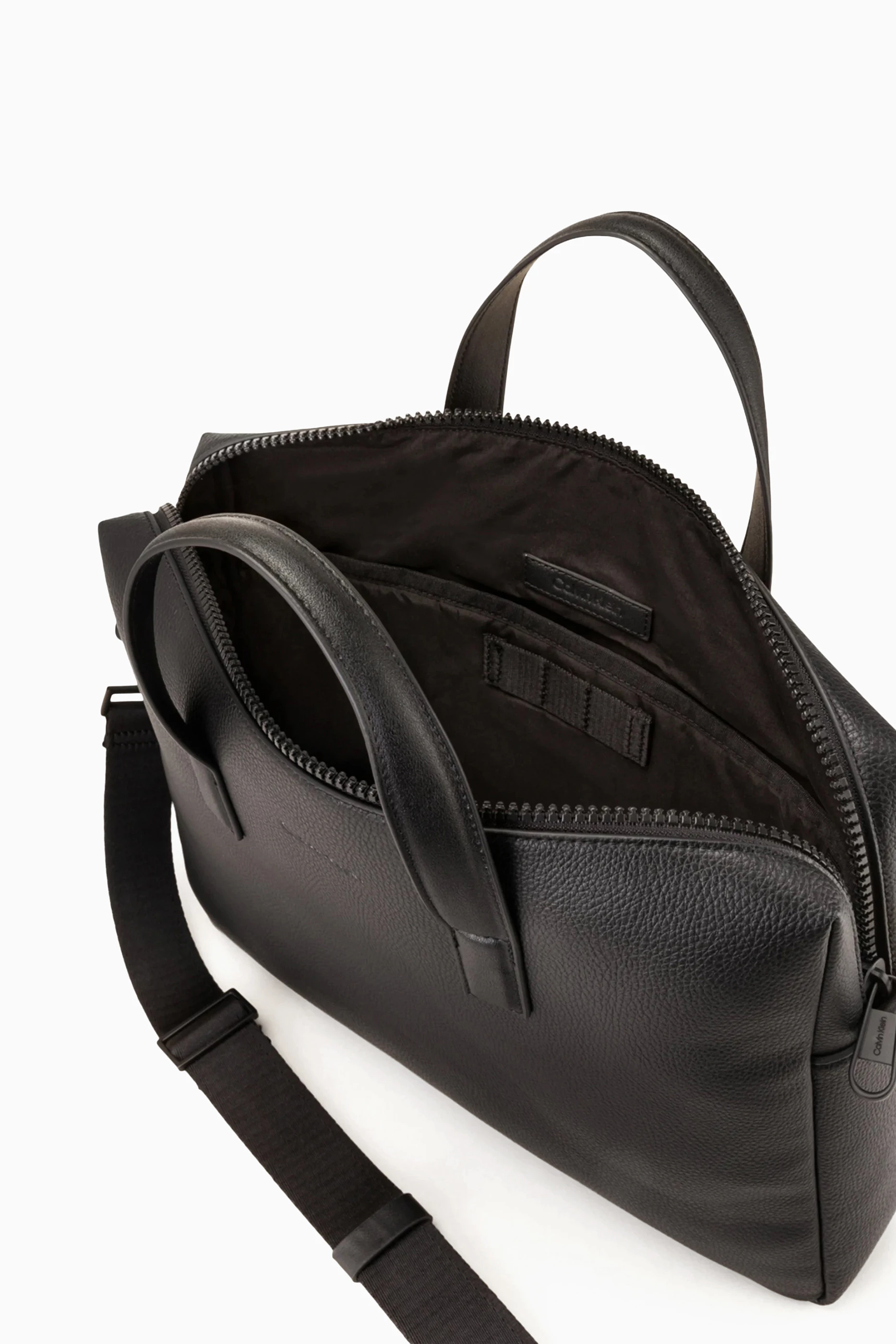 Calvin klein logo laptop bag sale