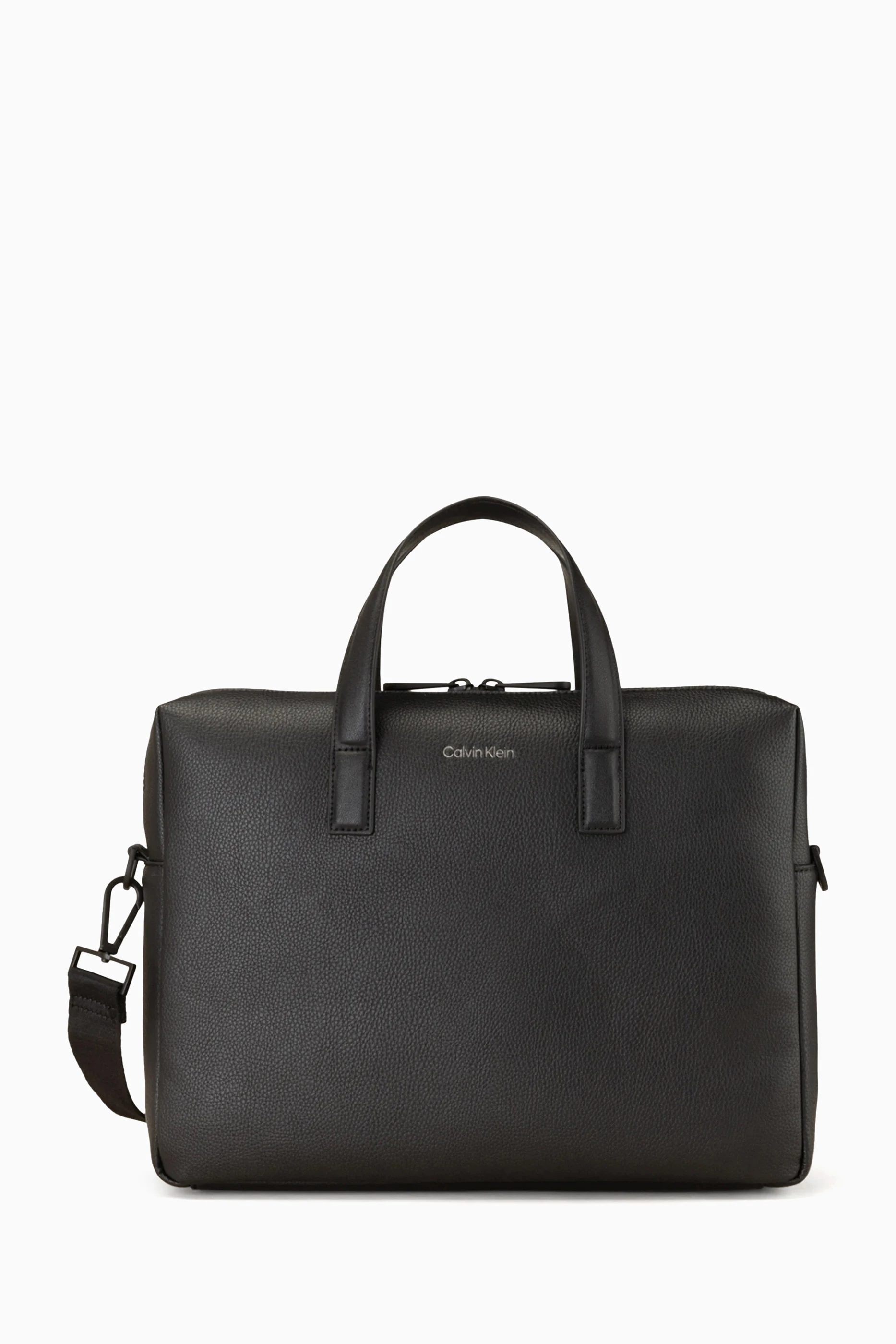 Calvin klein logo shop laptop bag
