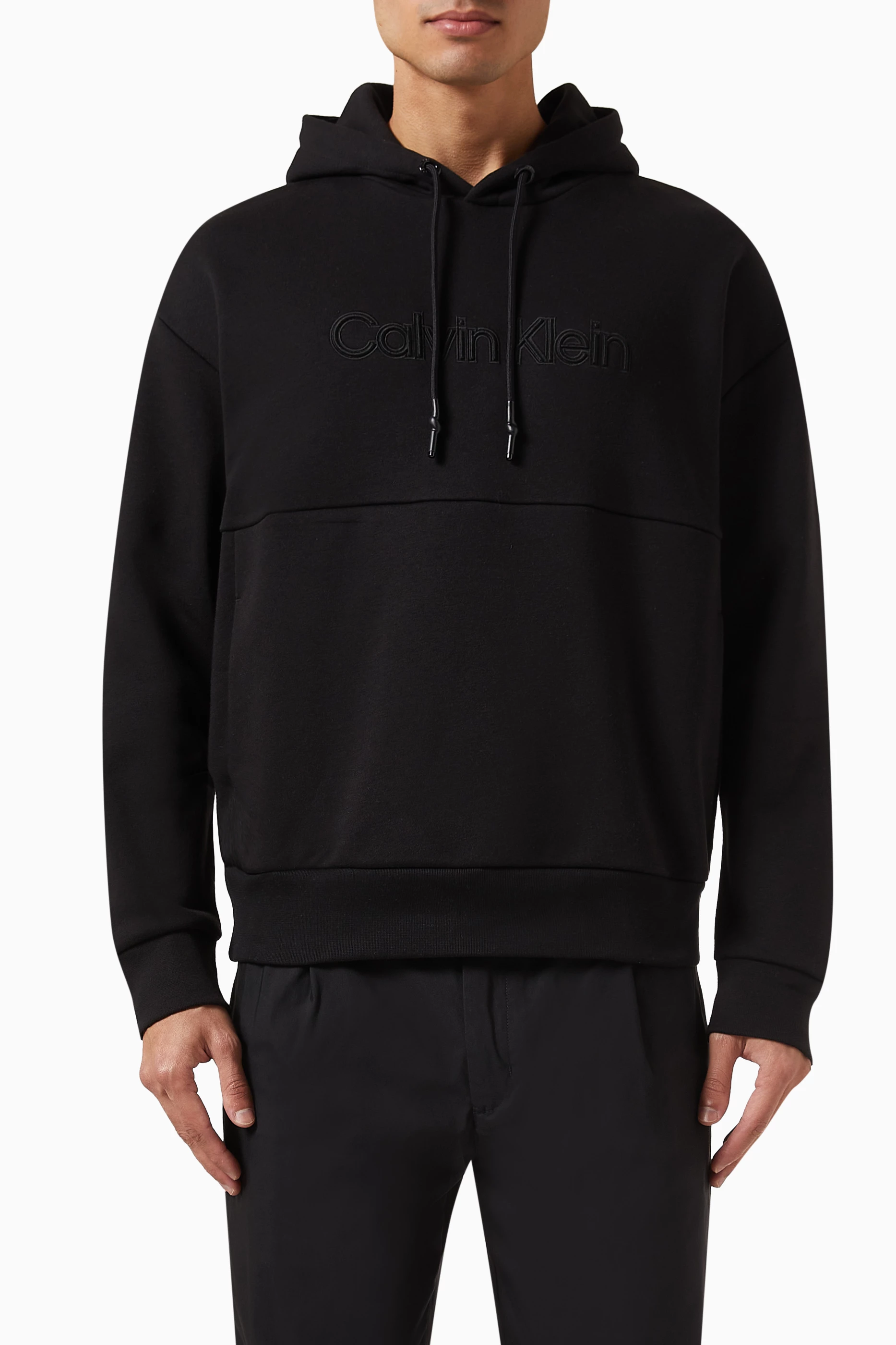 Calvin klein black outlet hoodie
