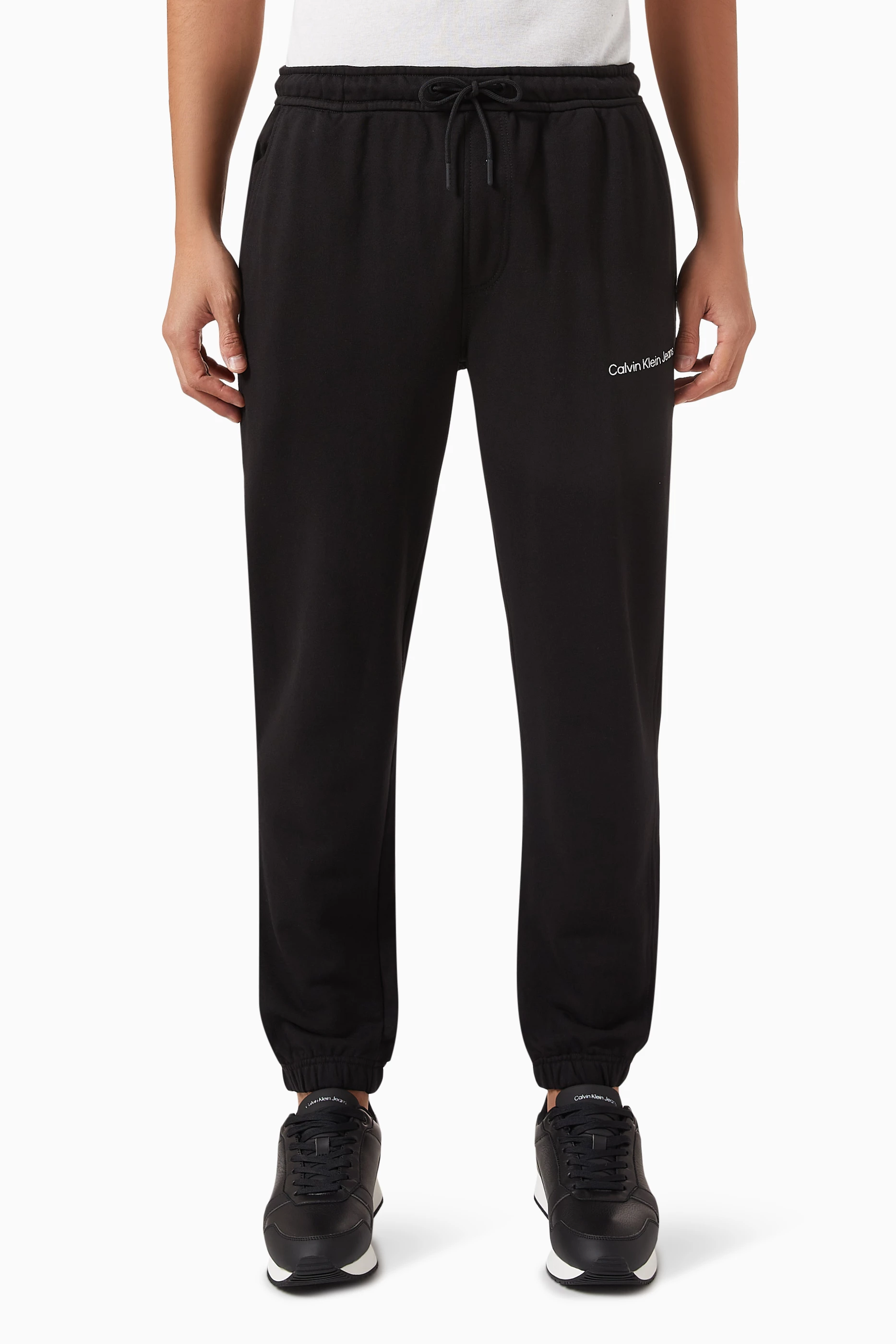 Calvin klein black outlet sweatpants
