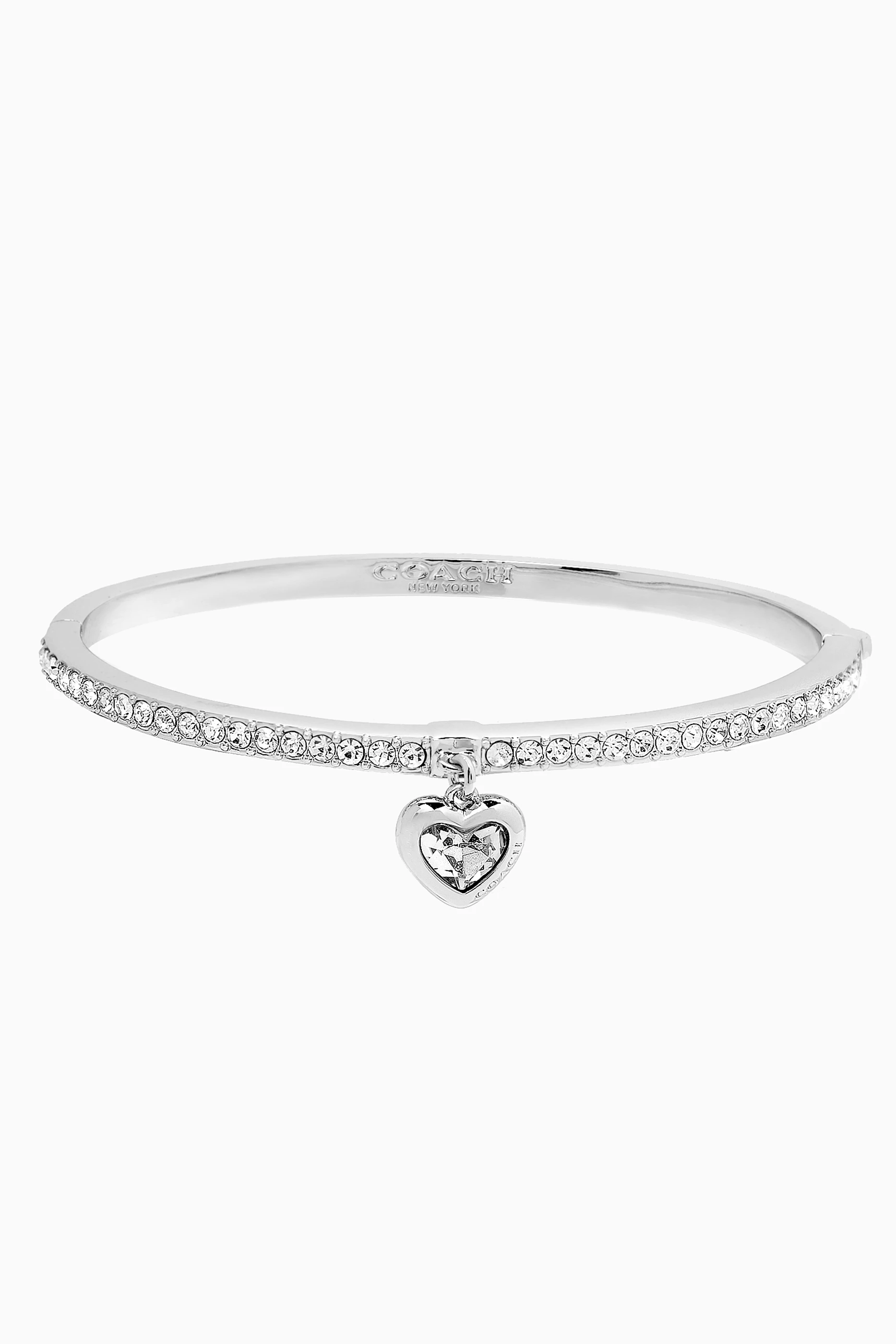 Coach silver shop bangle bracelet