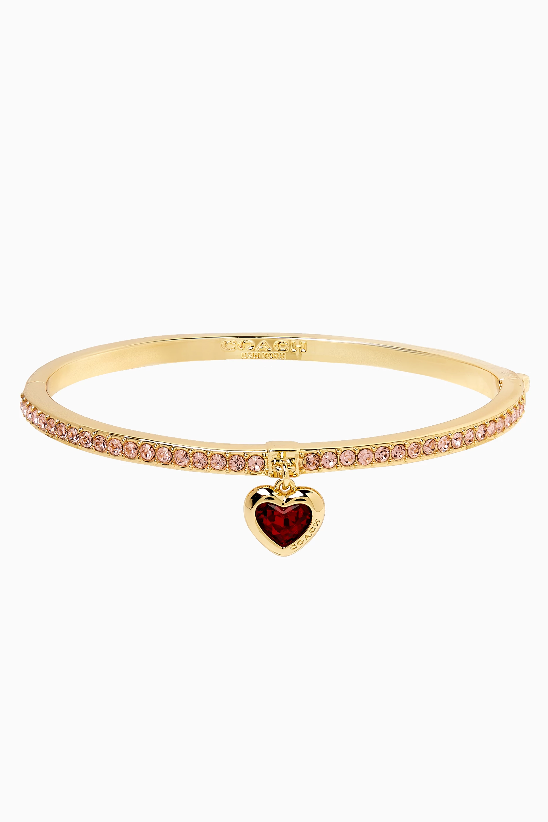 Coach gold shop bangle bracelet