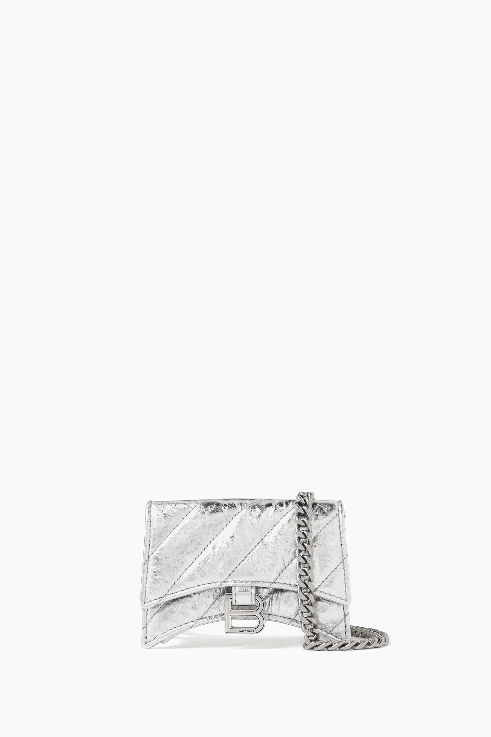 Balenciaga sales silver crossbody