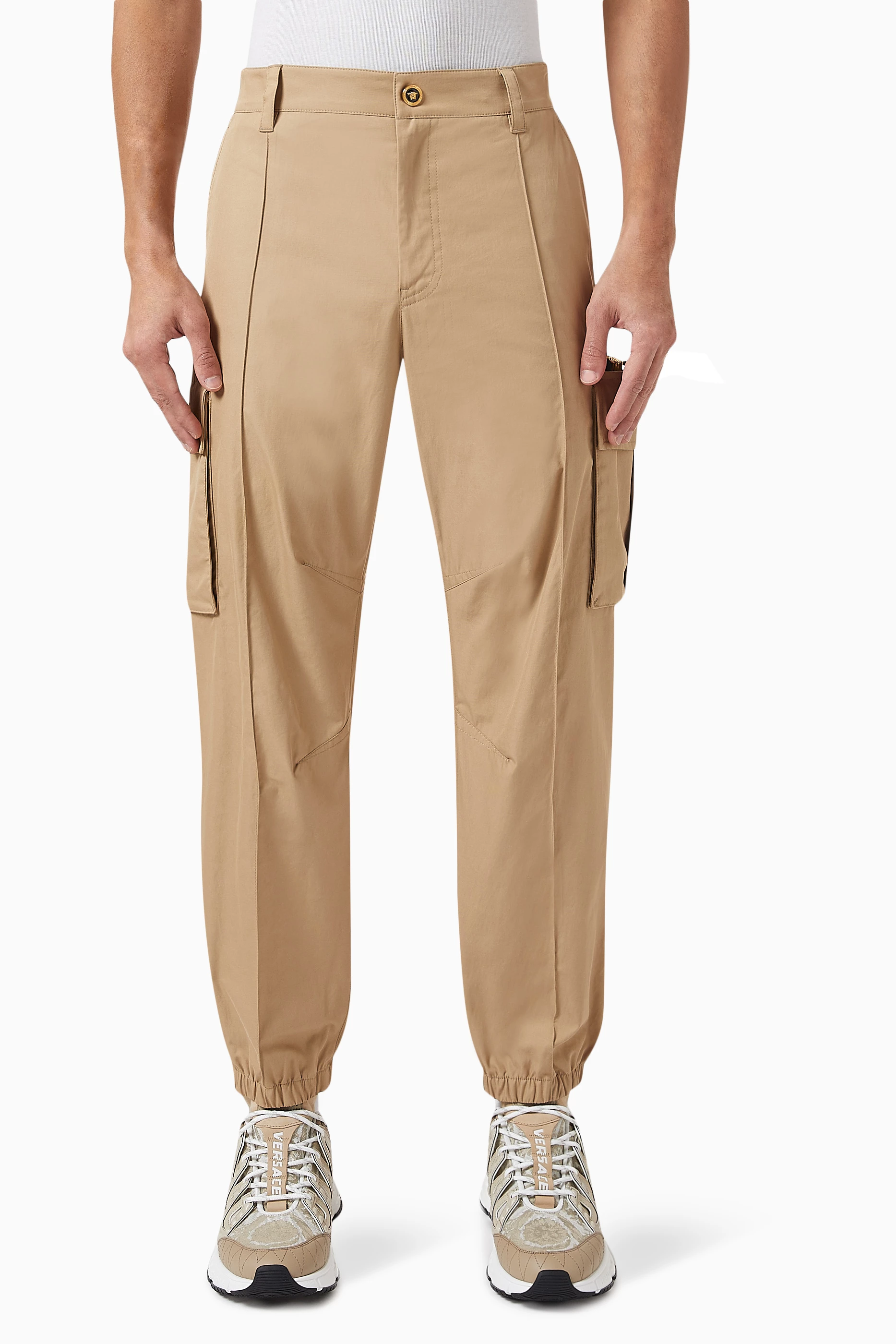 Women's Gabardine Cargo Pants by Off-white