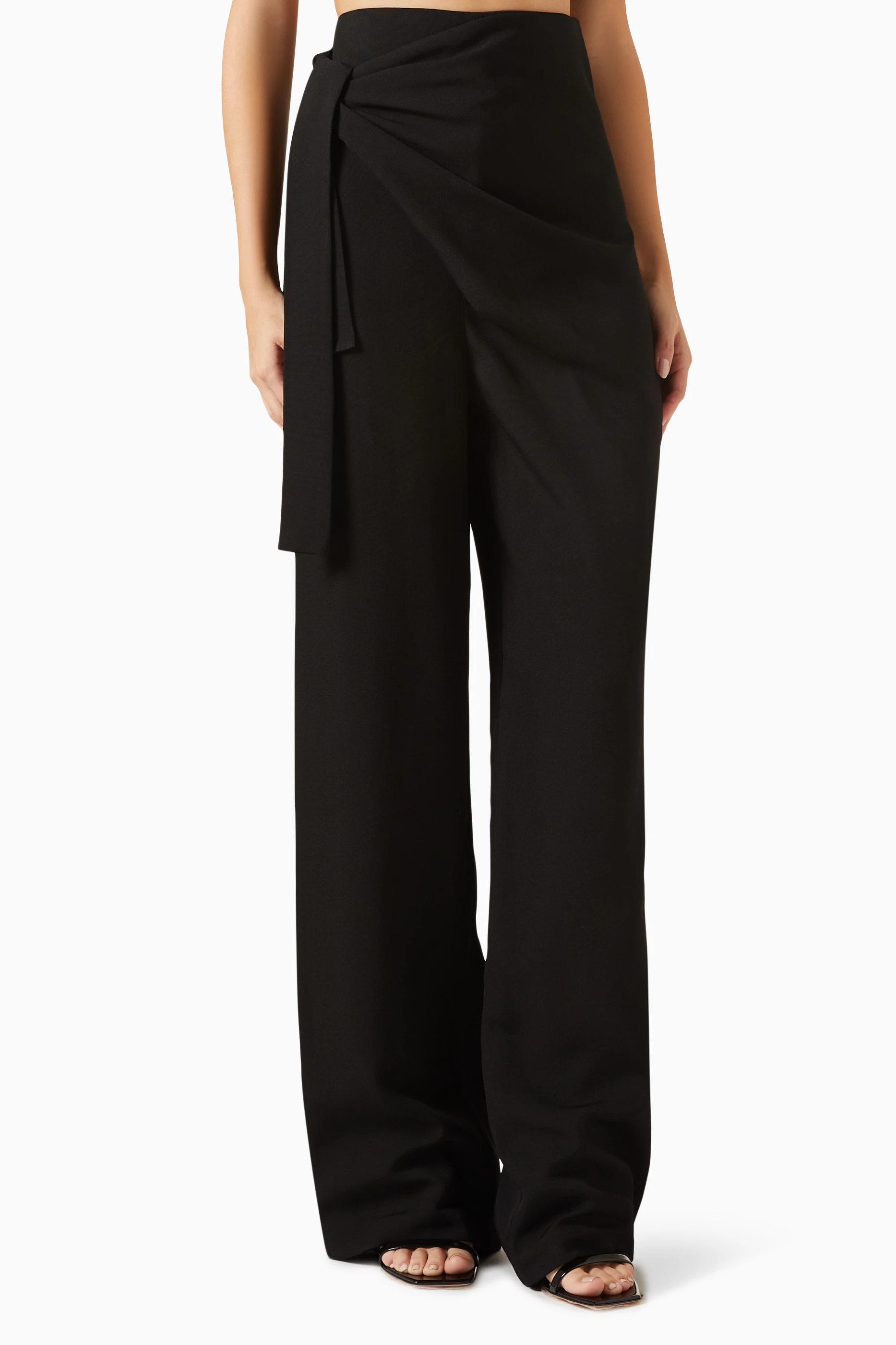 WIDE LEG PANTS in VISCOSE