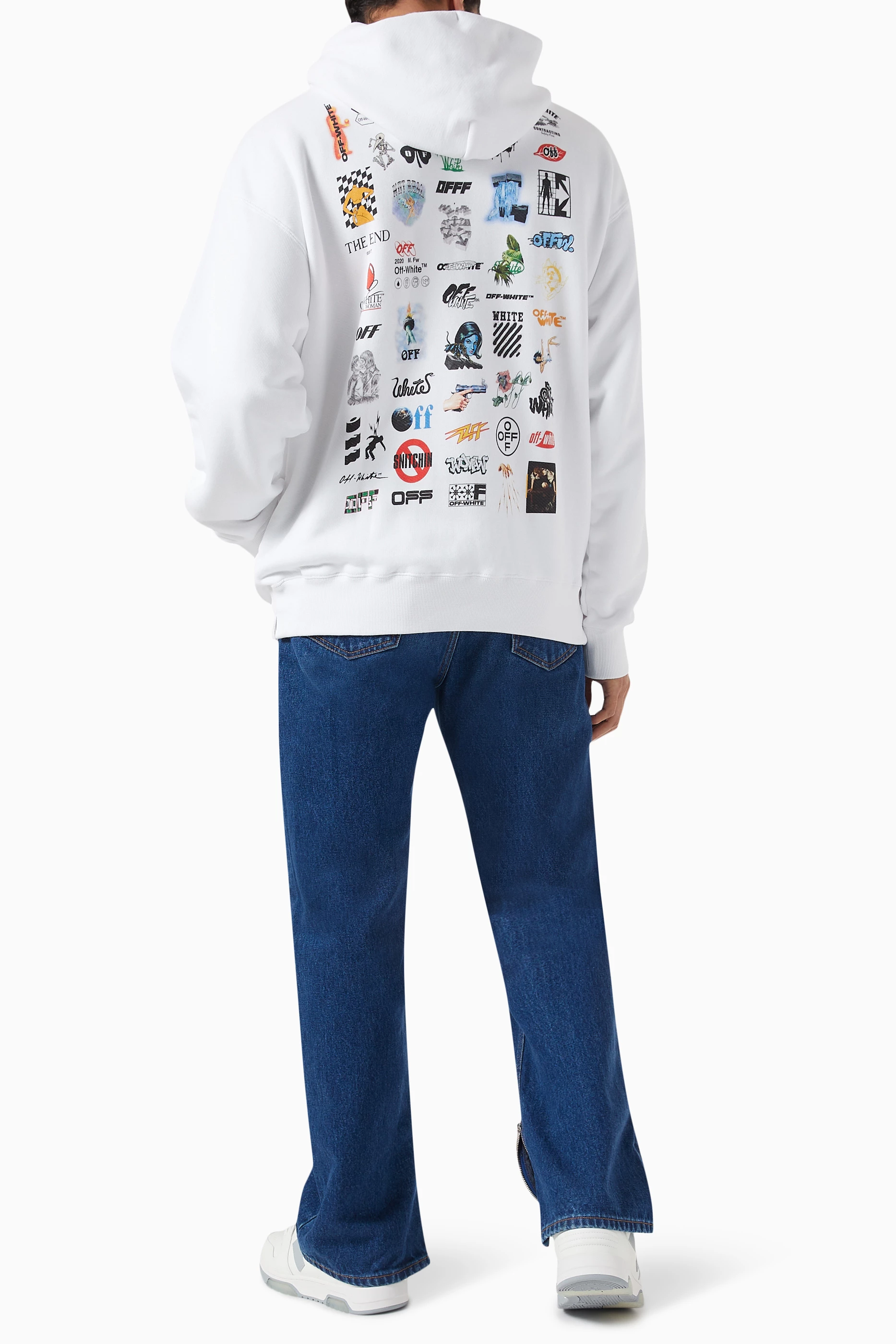 Nasa off shop white hoodie