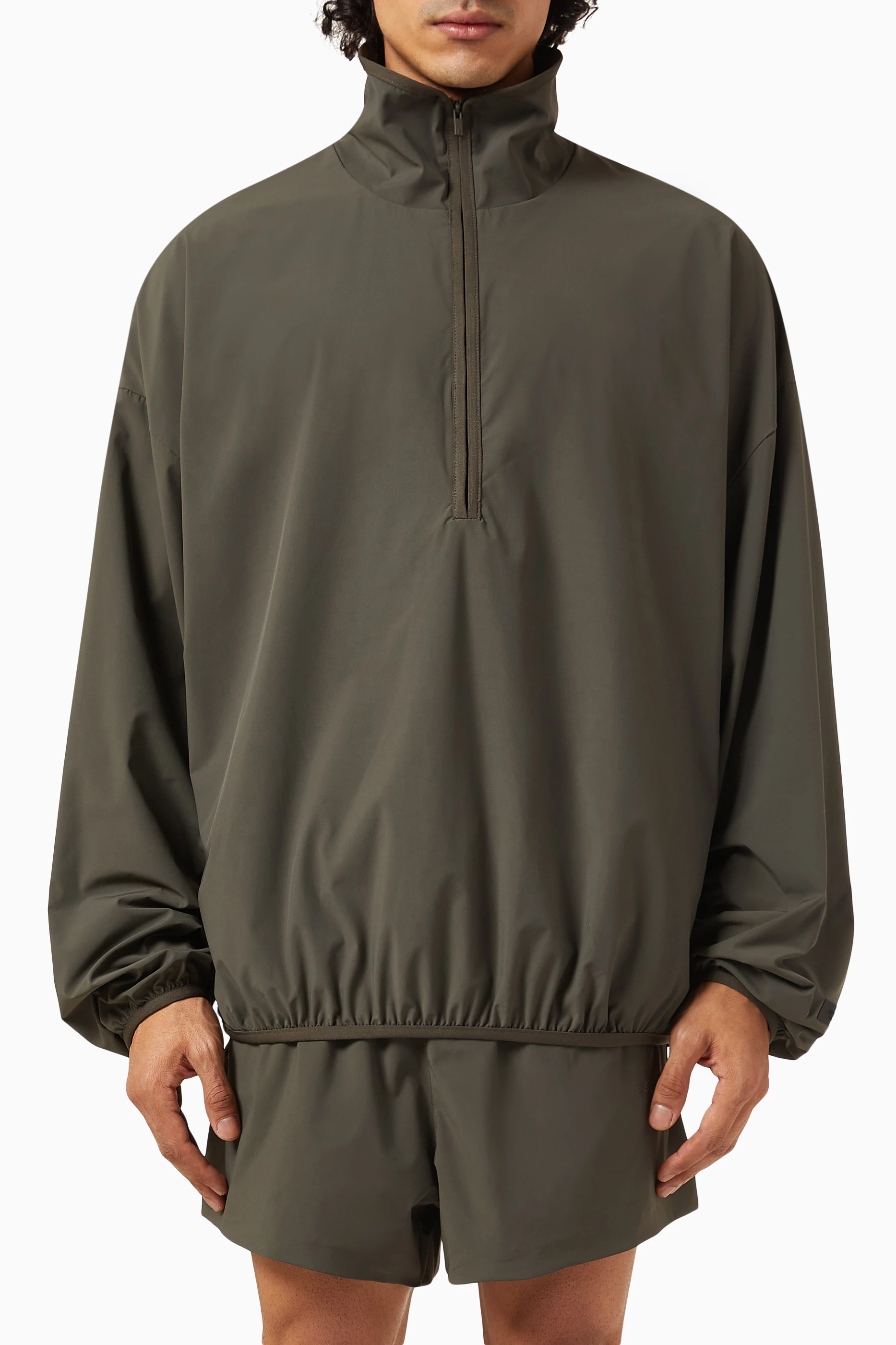 Fear of god online essentials half zip