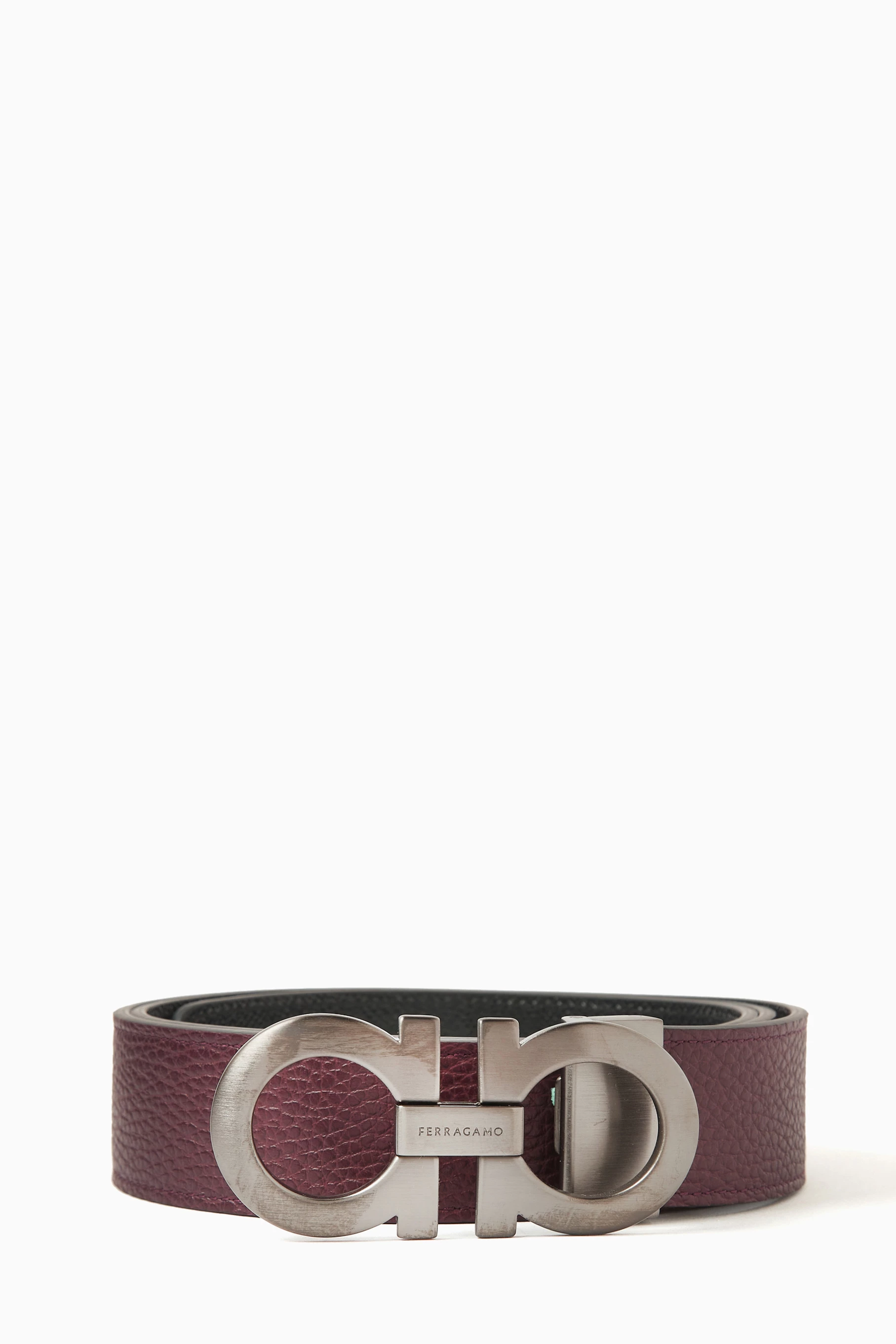Ferragamo belt purple on sale