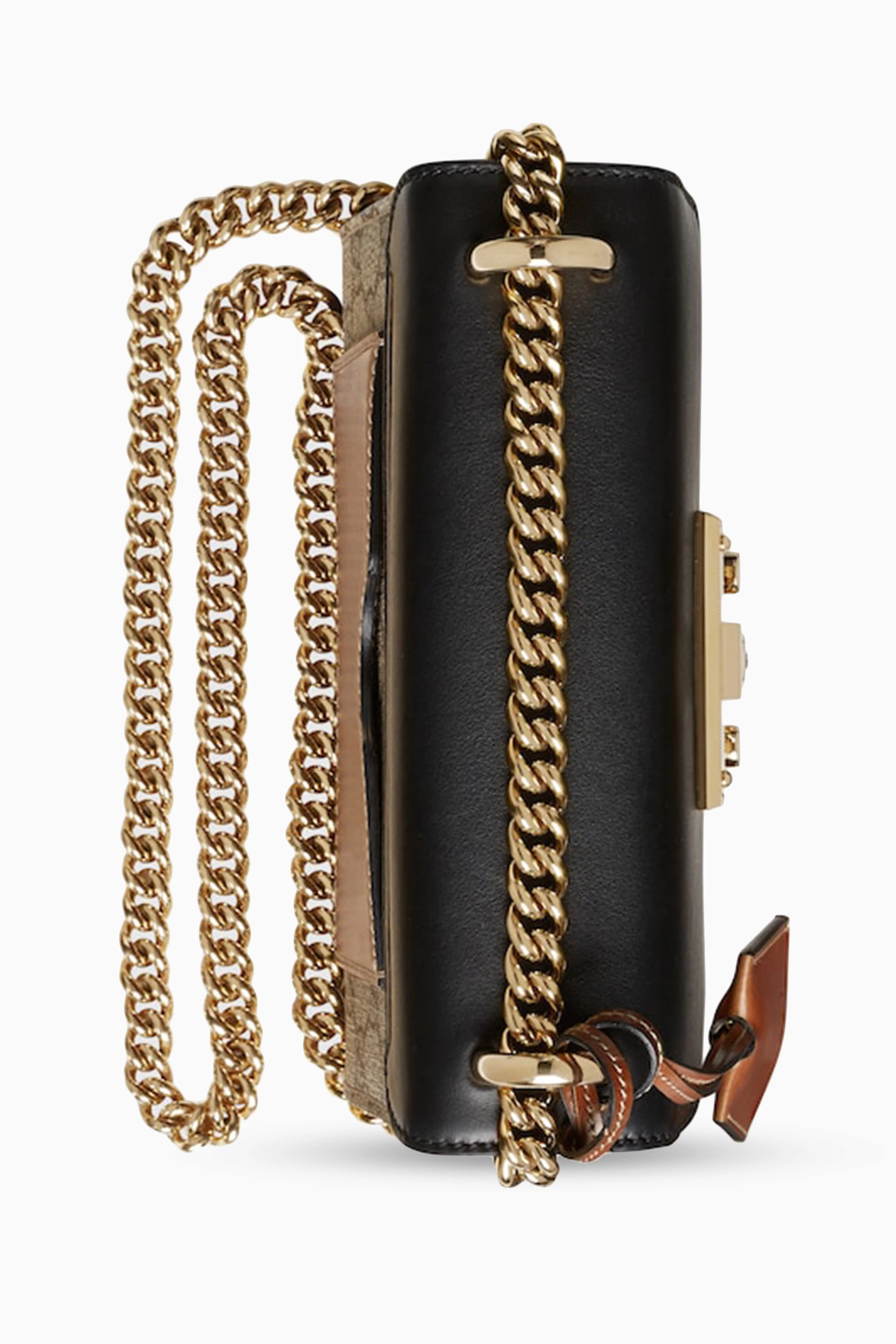 Small padlock signature leather shoulder bag store