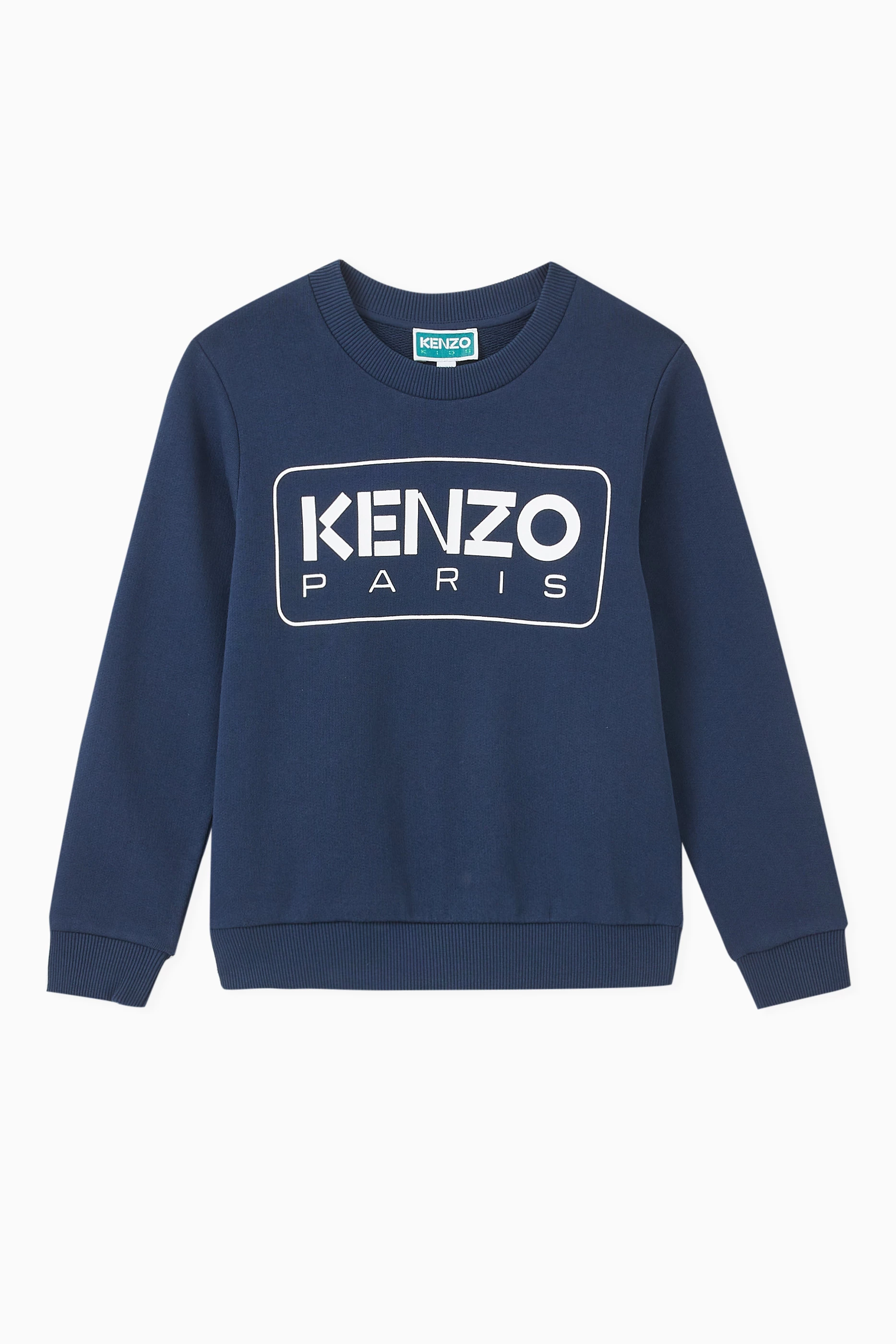 Kenzo navy blue outlet sweatshirt