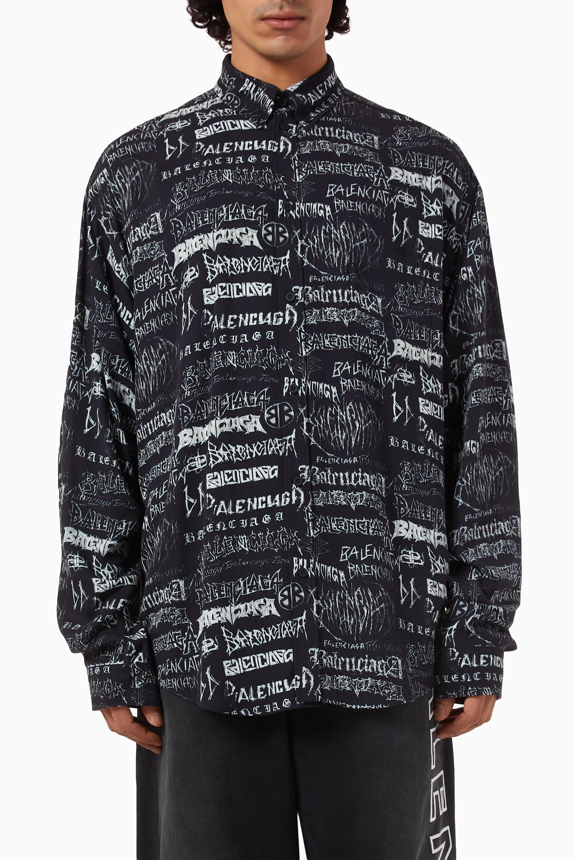 Balenciaga logo dress shop shirt