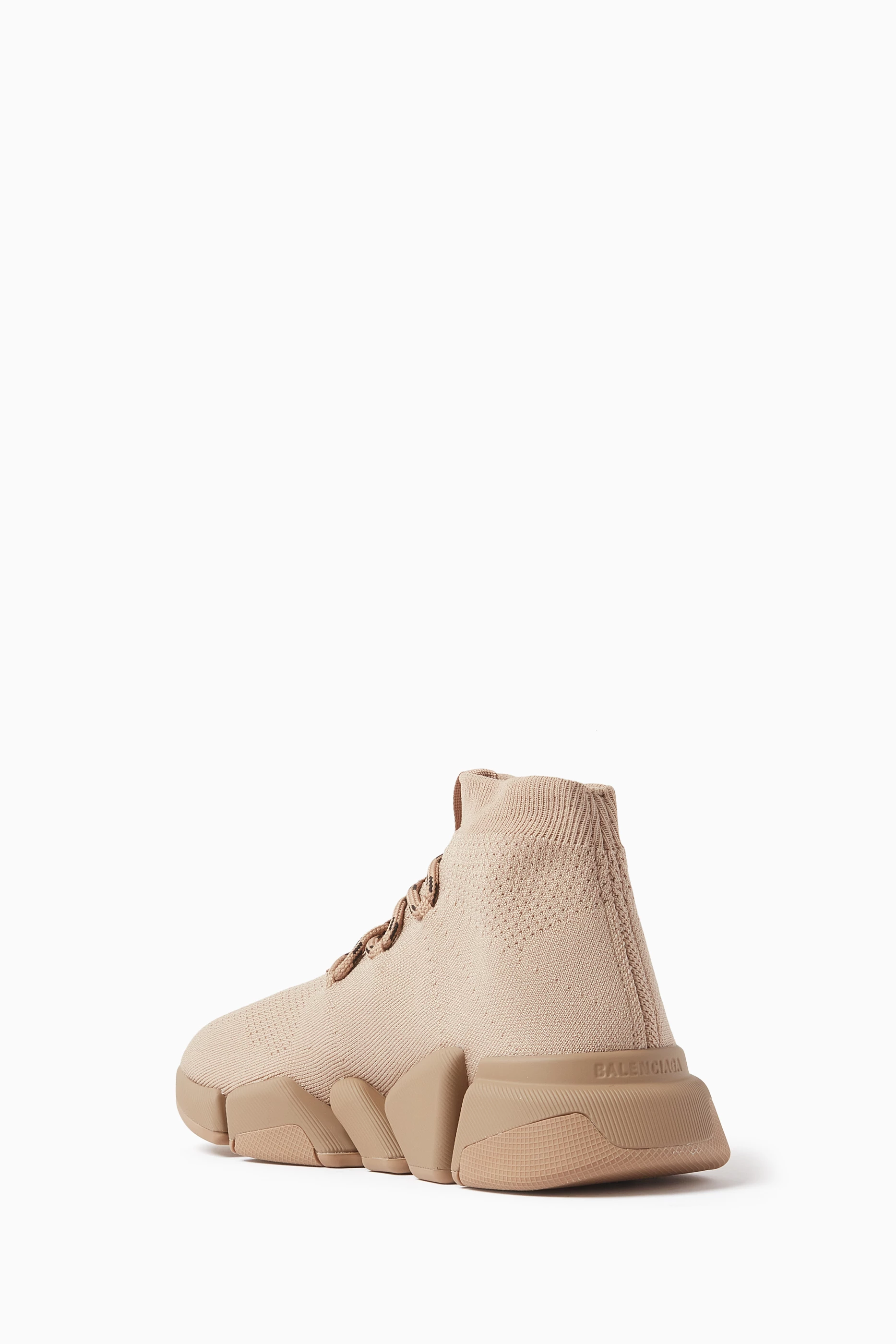 Balenciaga speed outlet beige lacet