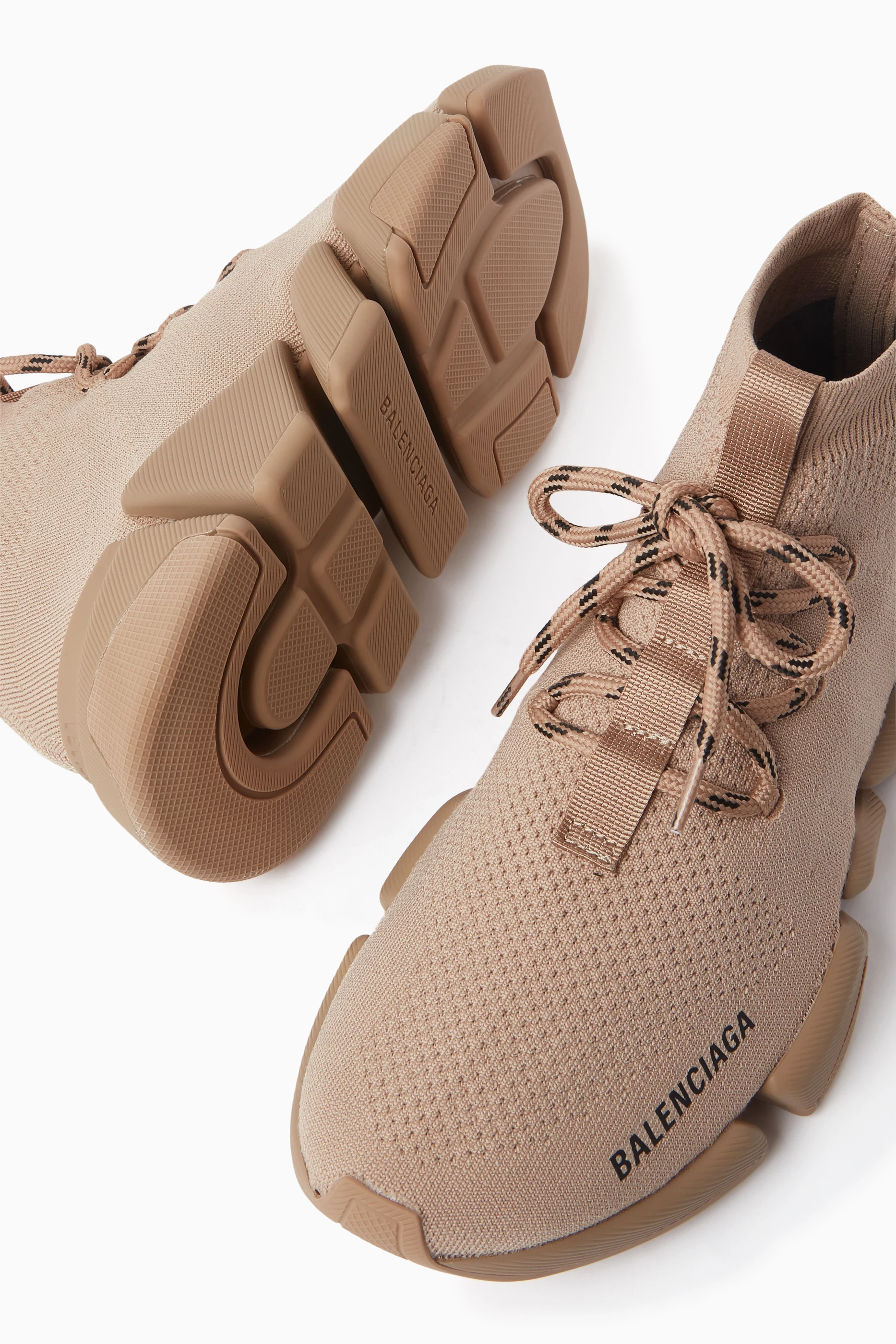 Balenciaga beige lacet cheap