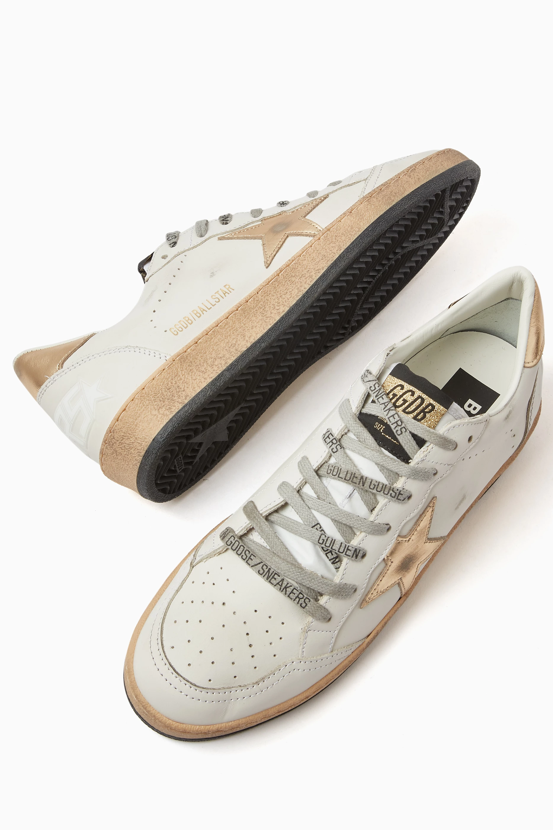 Star sneakers best sale gold