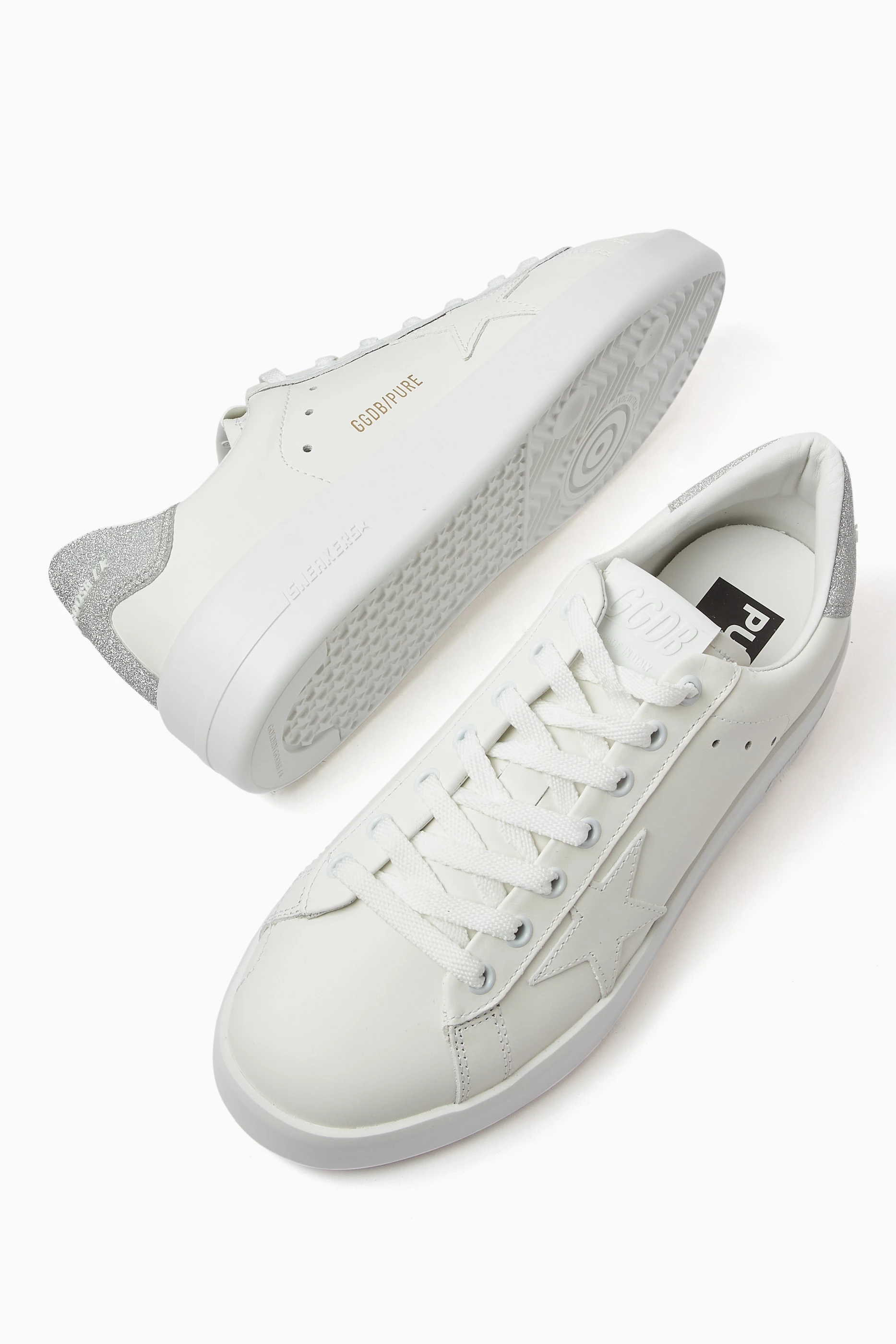 Purestar sneakers with black heel tab sales