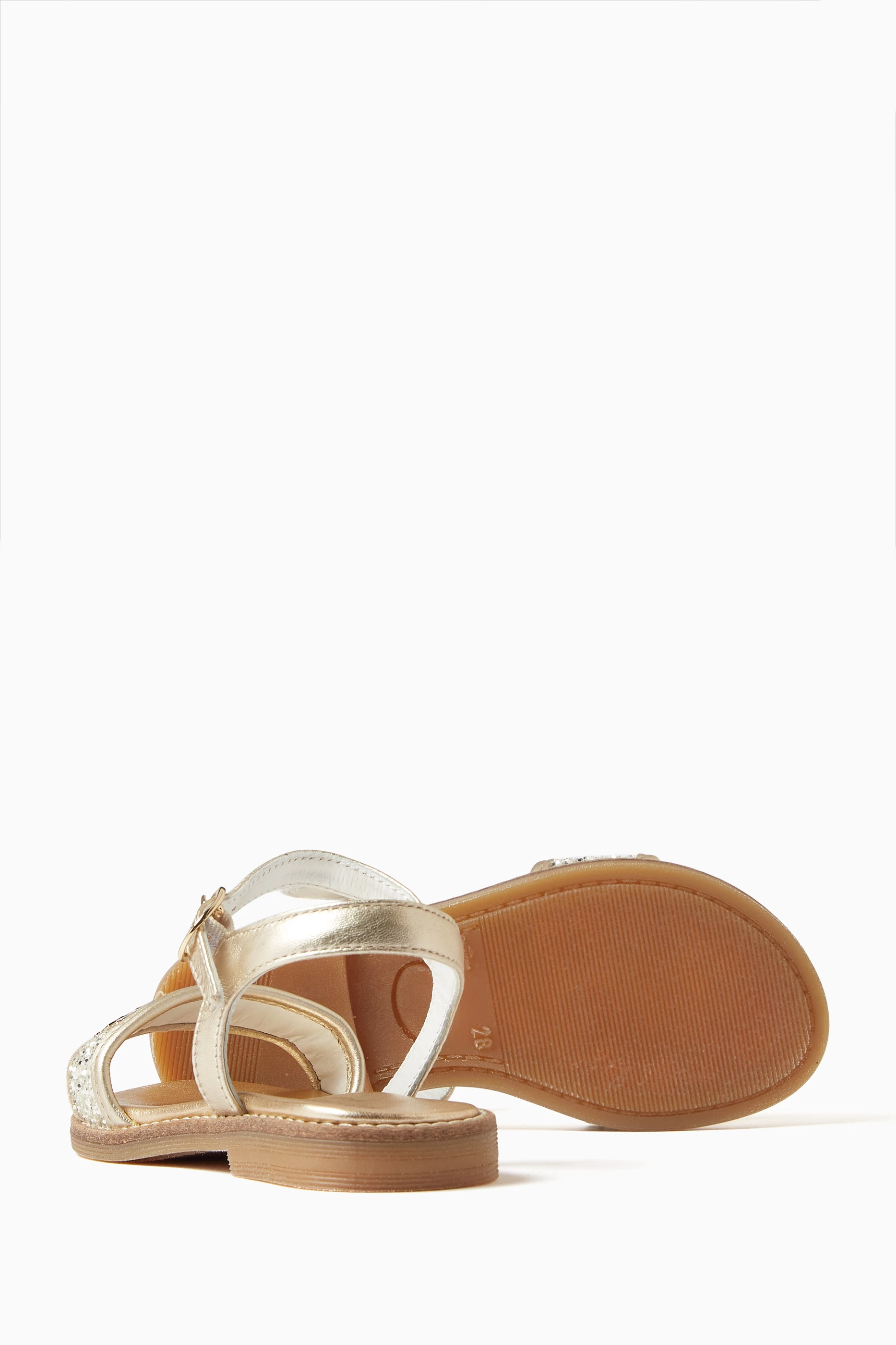 Matte hotsell gold sandals