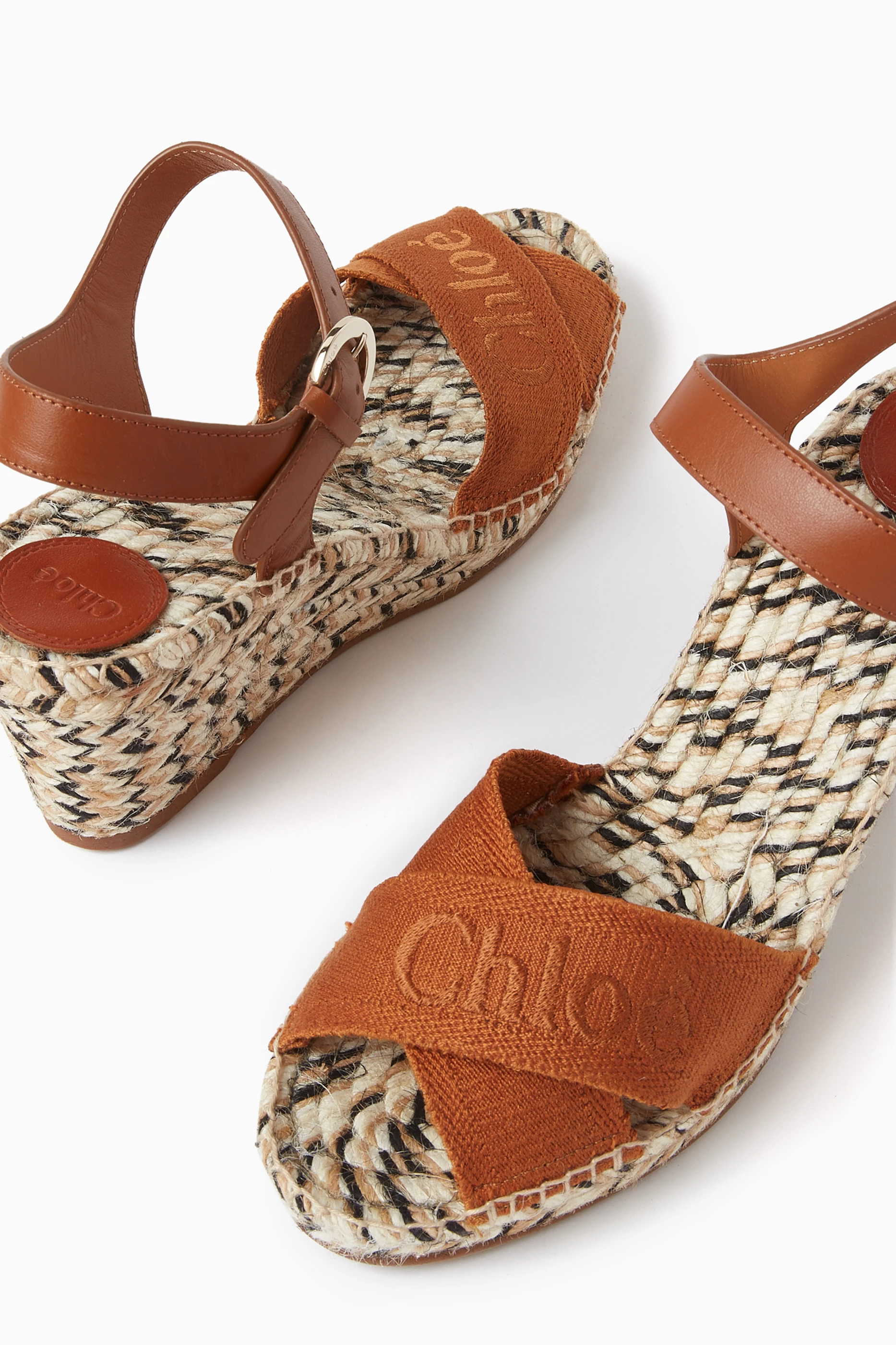 Chloe discount wedge sandals