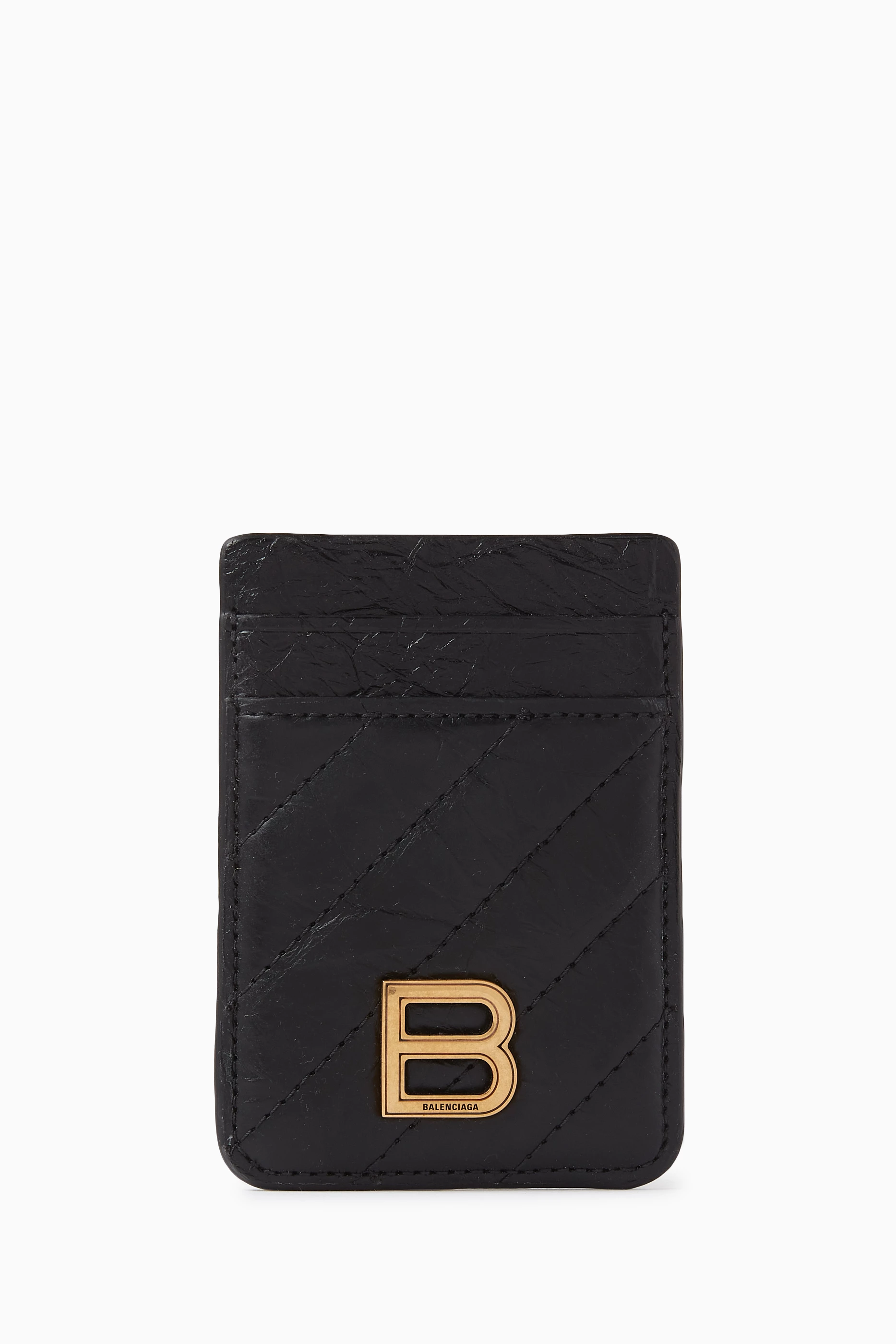Balenciaga black card holder top
