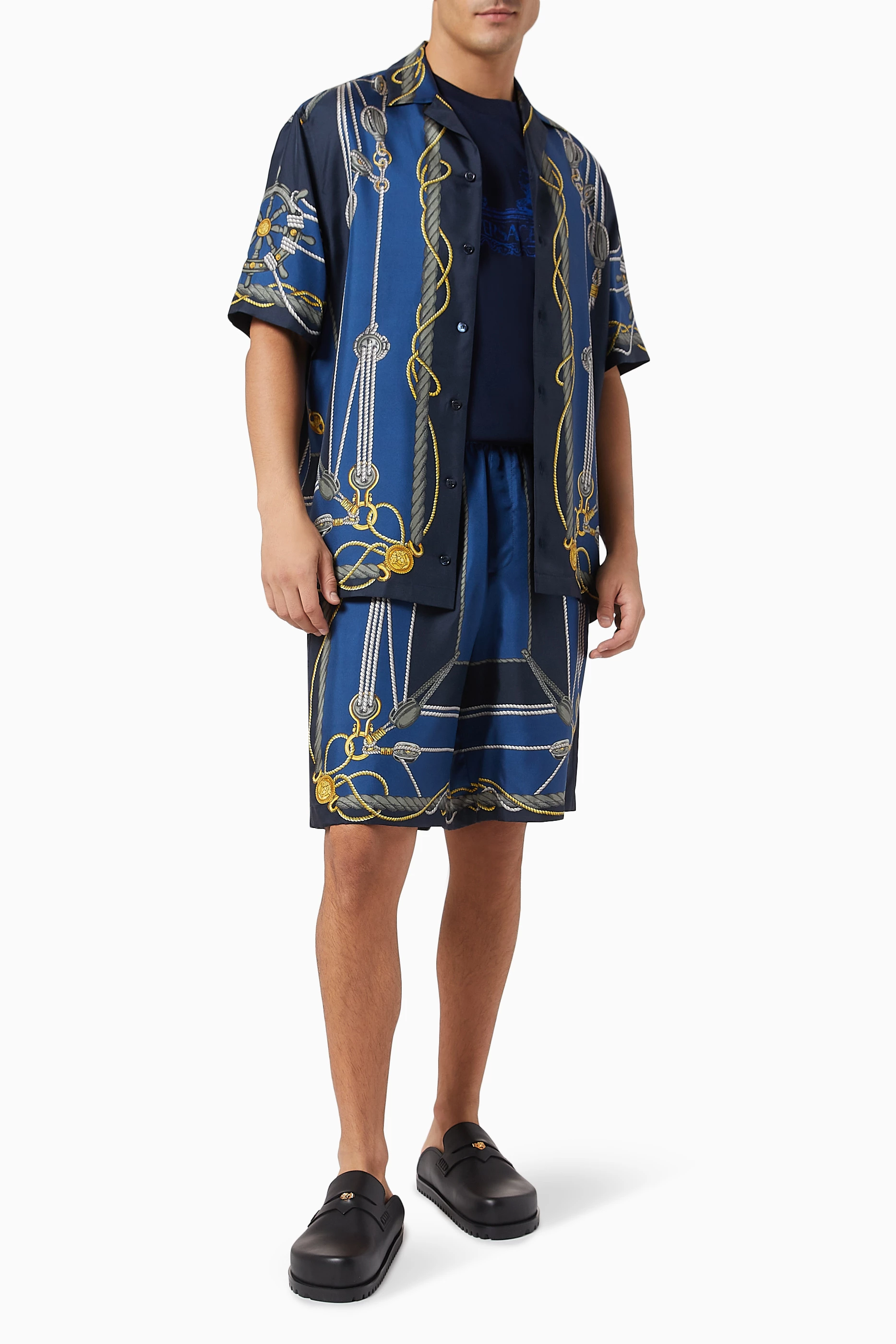 Versace men's shorts clearance set